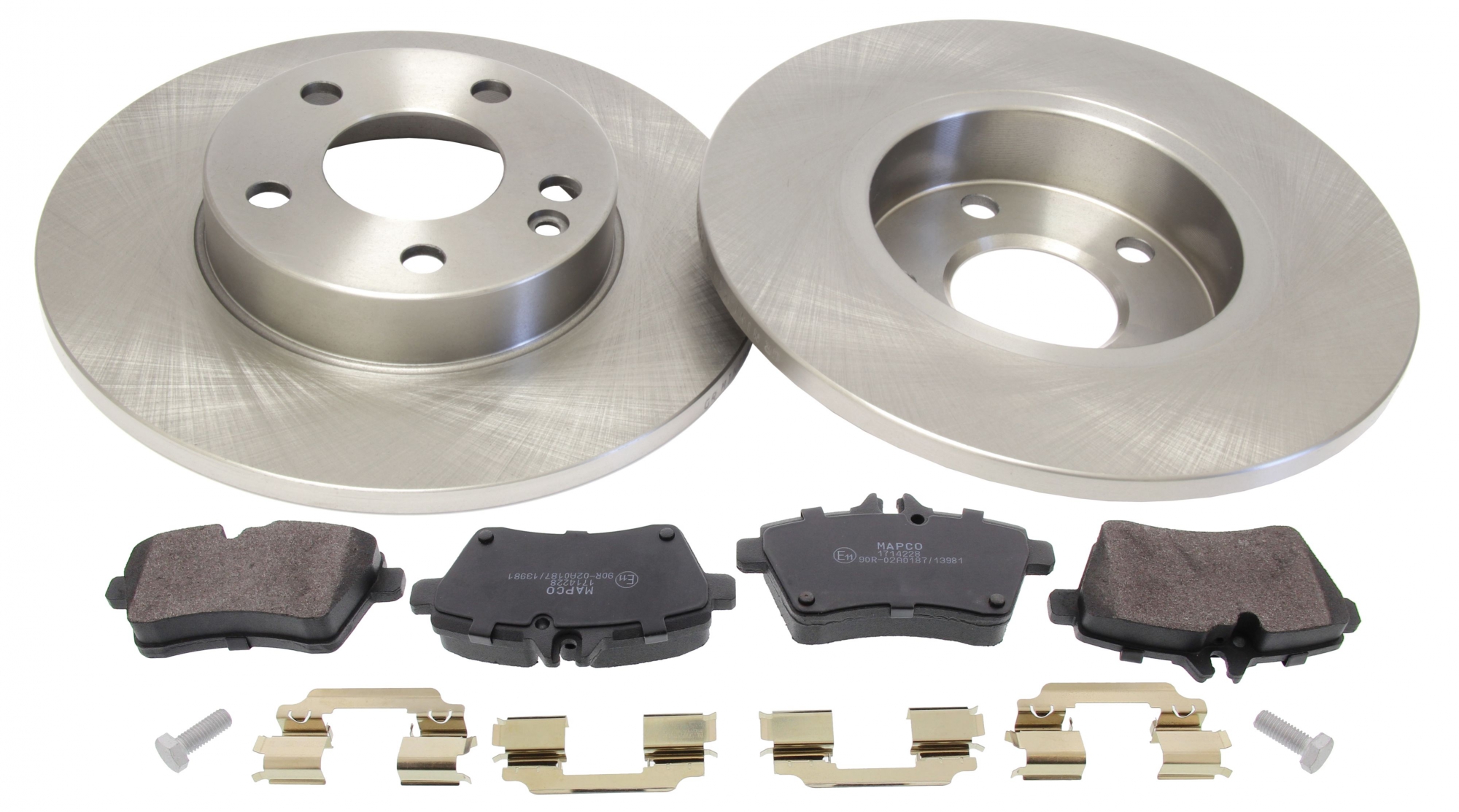 Bremsensatz, Scheibenbremse, Satz, Vorderachse, MERCEDES-BENZ