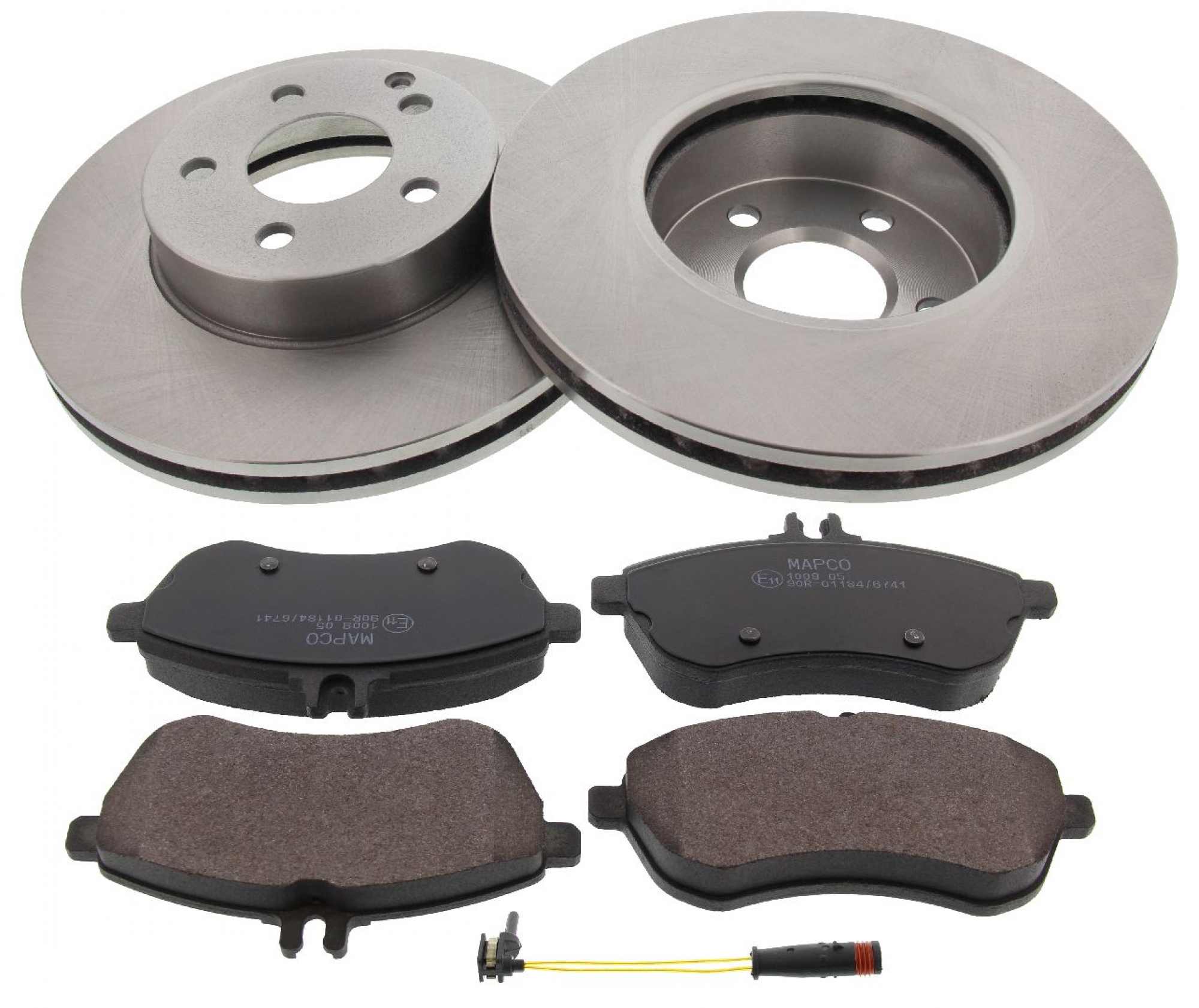 Bremsensatz, Scheibenbremse, Vorderachse, Satz, MERCEDES-BENZ