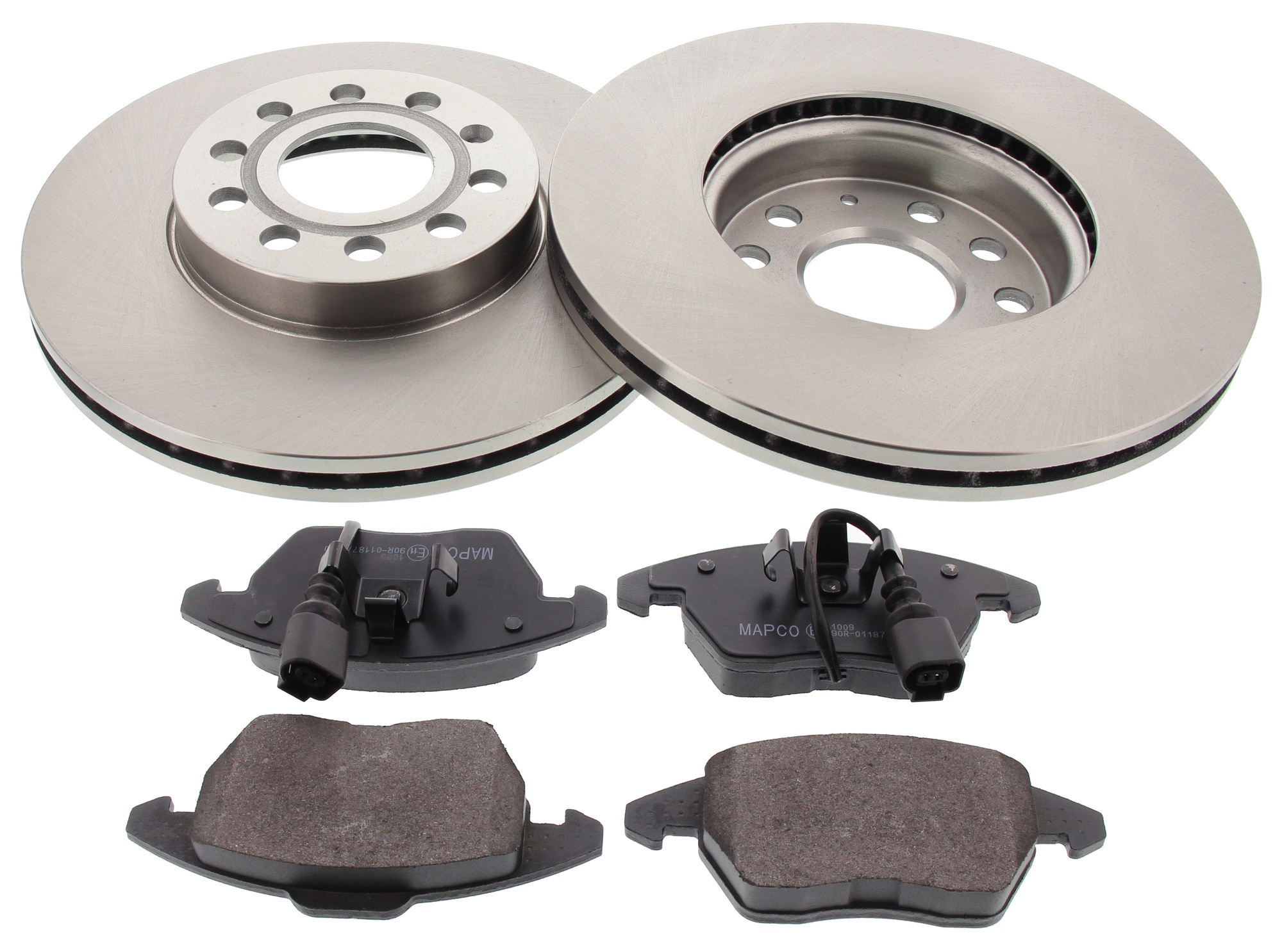 Bremsensatz, Scheibenbremse, Vorderachse, Satz, AUDI, SEAT, SKODA, VW