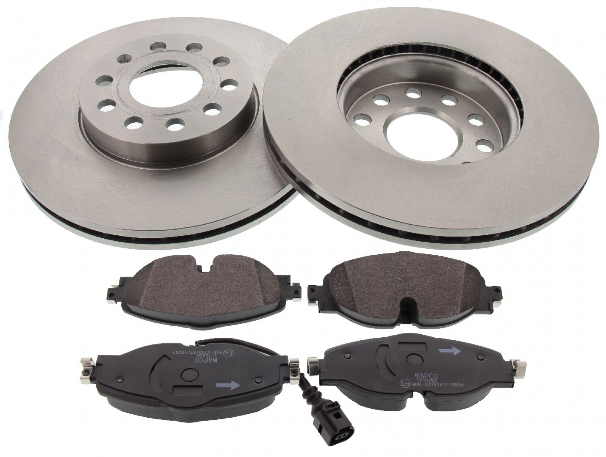 Bremsensatz, Scheibenbremse, Satz, Vorderachse, AUDI, SEAT, SKODA, VW