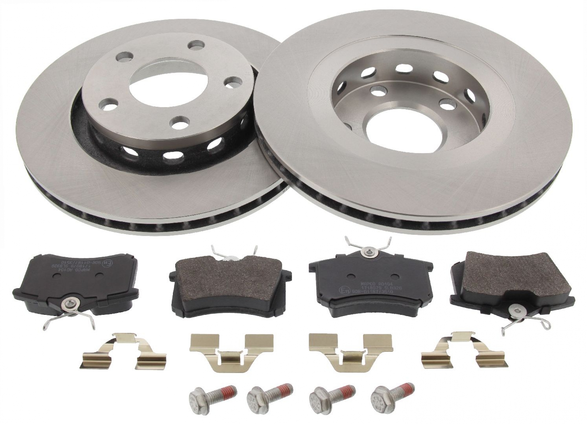 Bremsensatz, Scheibenbremse, Hinterachse, Satz, AUDI