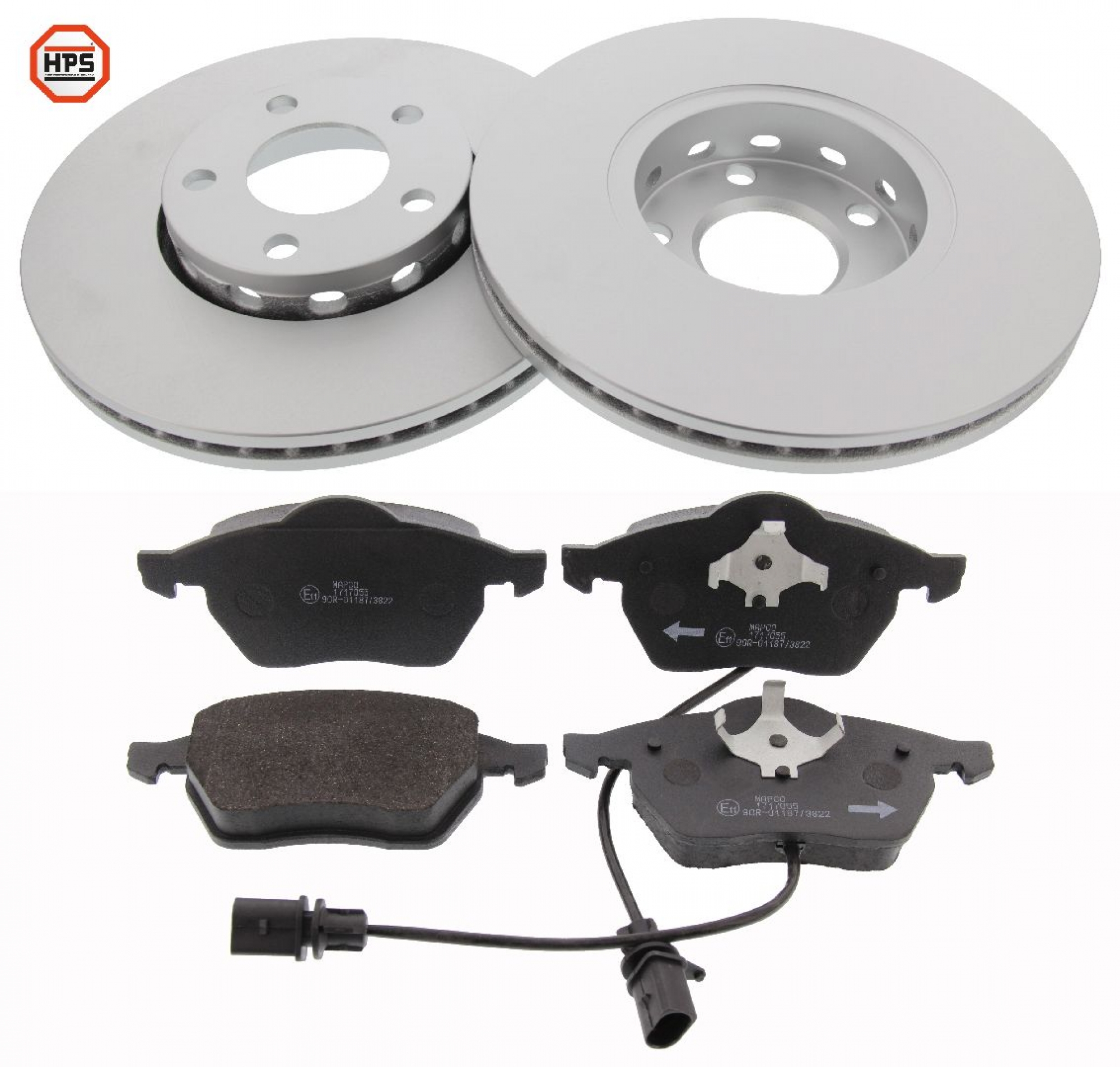 HPS-Carbon-Bremse, Bremsensatz, VA, Audi A4, A6, VW PASSAT