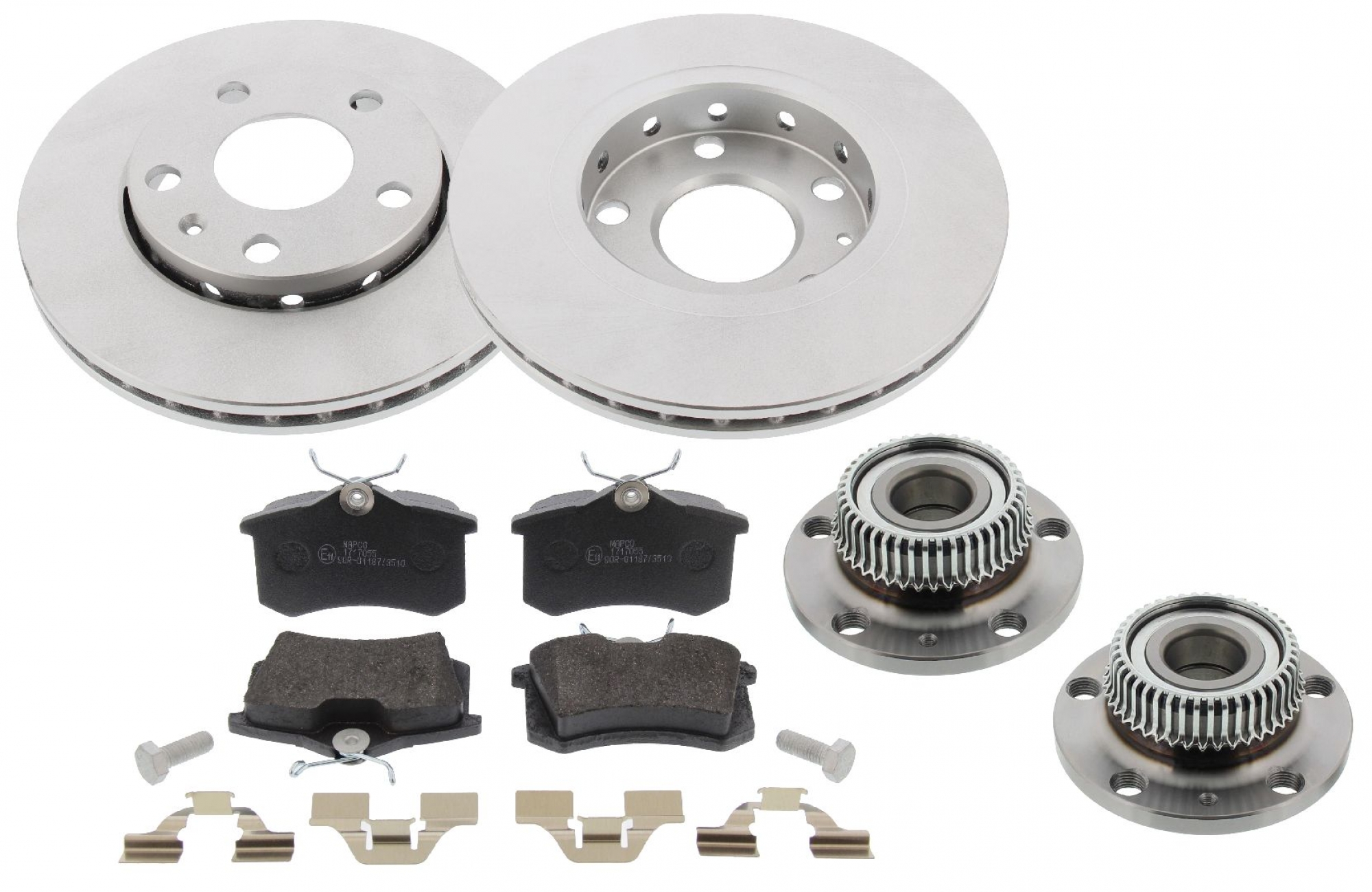 Bremsen-Umbausatz, HA, VW Golf 4, Audi A3 8L auf 5 x 112, Bremsscheiben: Ø 256 mm