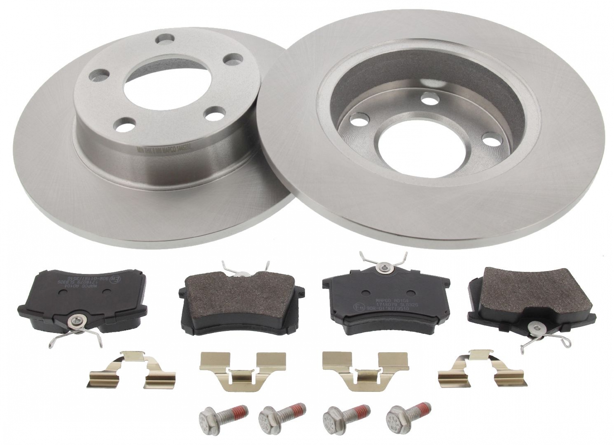 Bremsensatz, Scheibenbremse, Hinterachse, Satz, AUDI