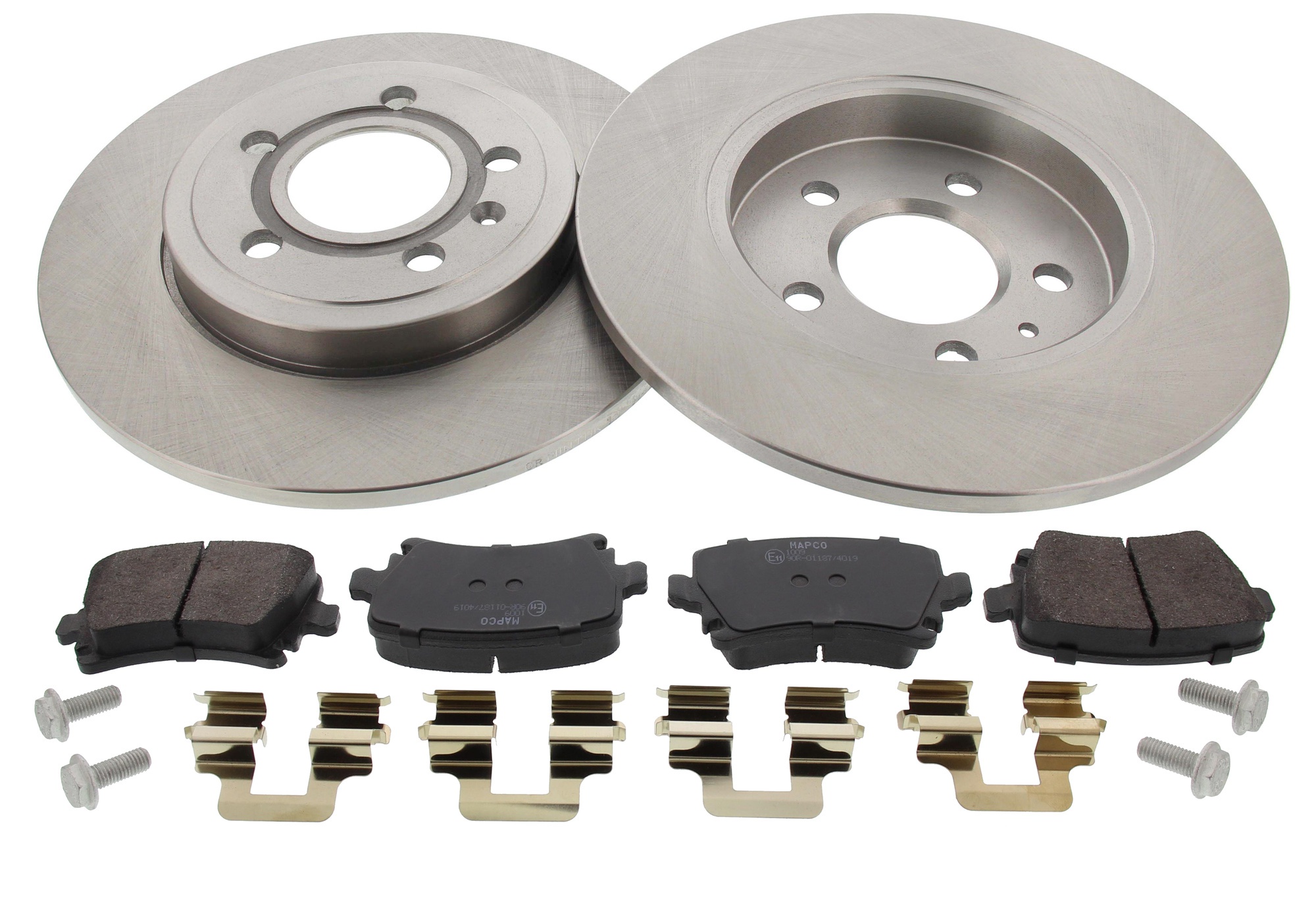 Bremsensatz, Scheibenbremse, Hinterachse, Satz, AUDI, SEAT