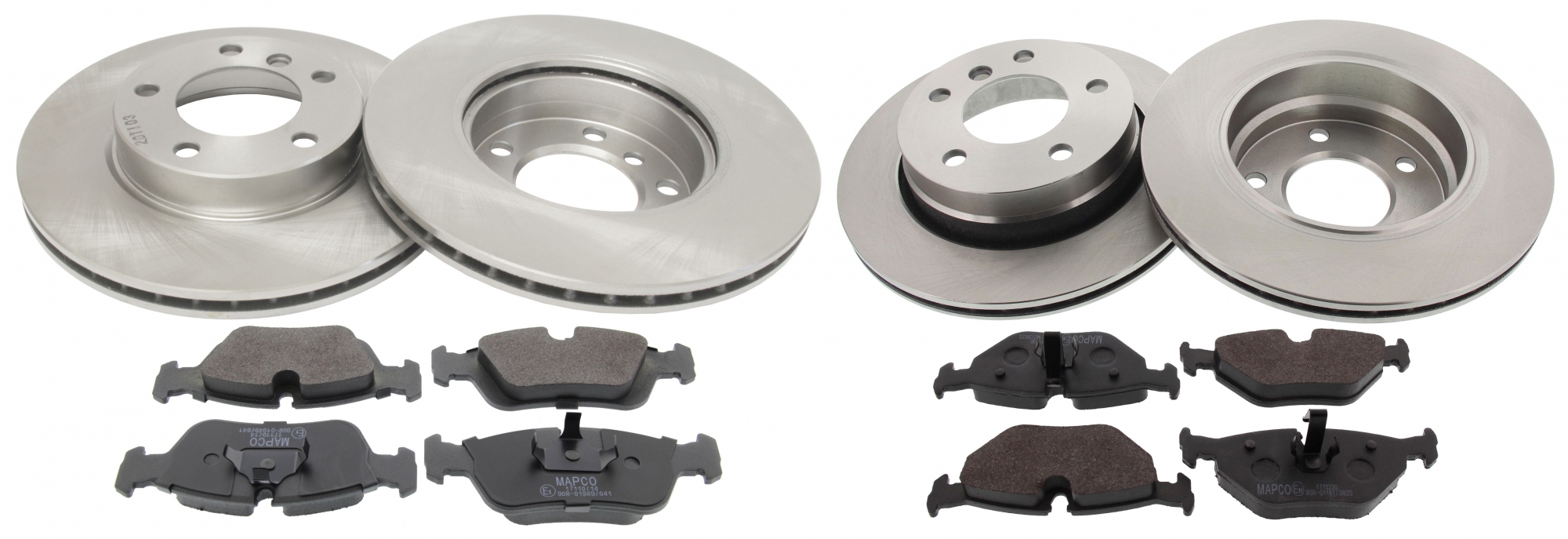 Bremsensatz, Scheibenbremse, Vorderachse, Hinterachse, Satz, BMW