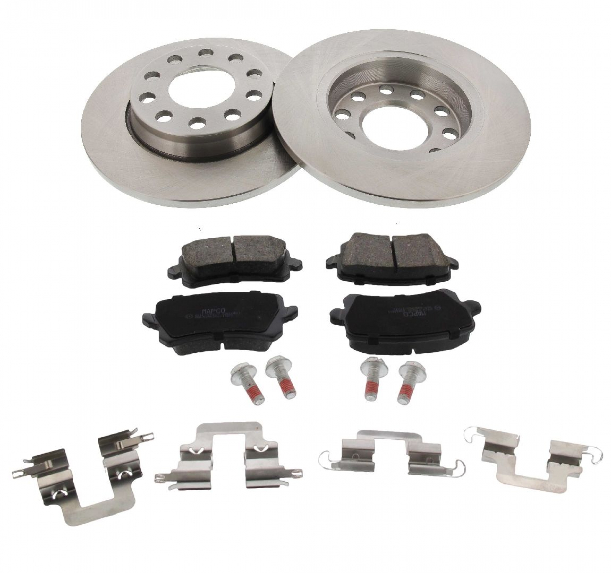 Bremsensatz, Scheibenbremse, Hinterachse, Satz, AUDI