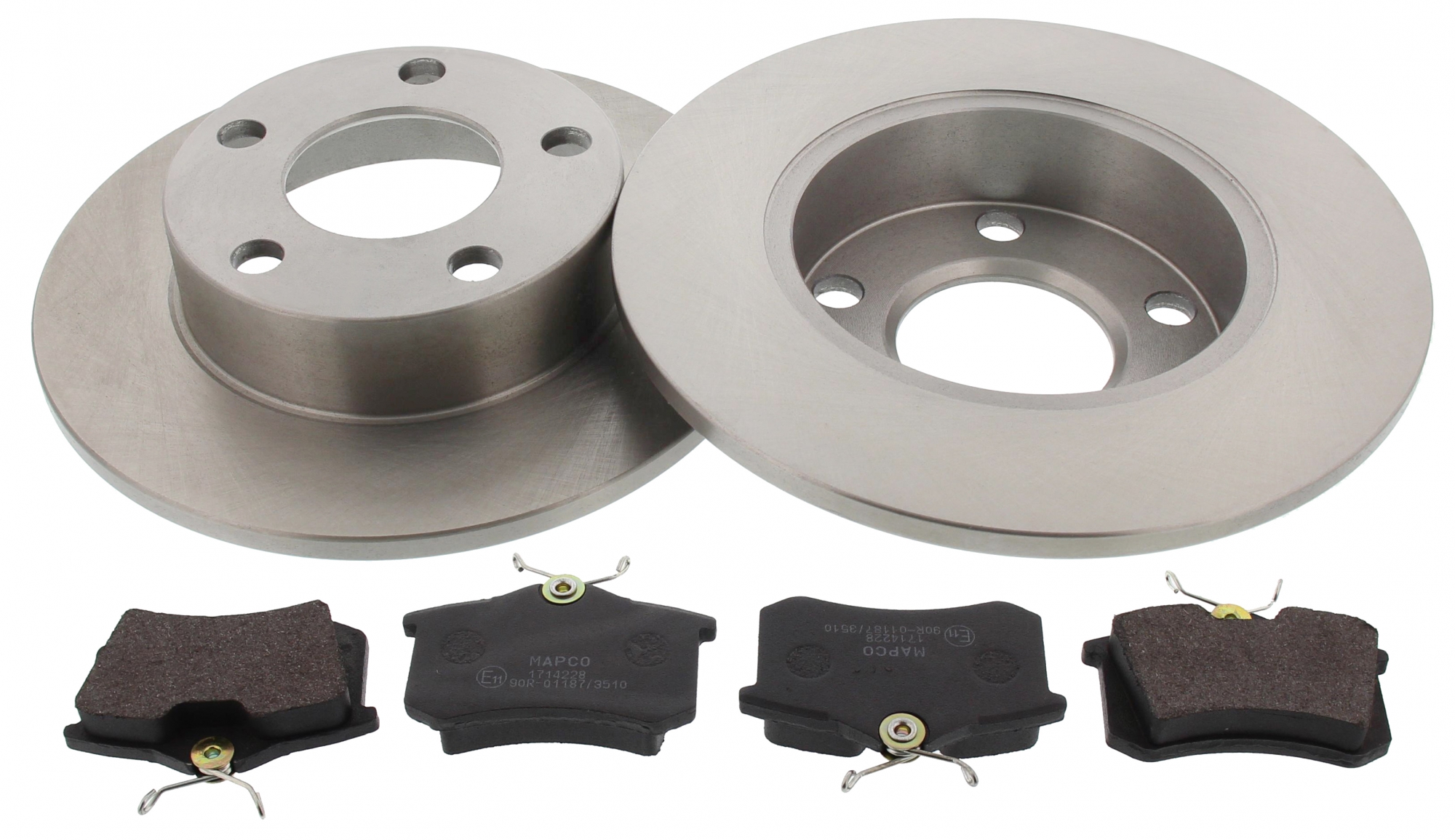 Bremsensatz, Scheibenbremse, Hinterachse, Satz, AUDI, VW