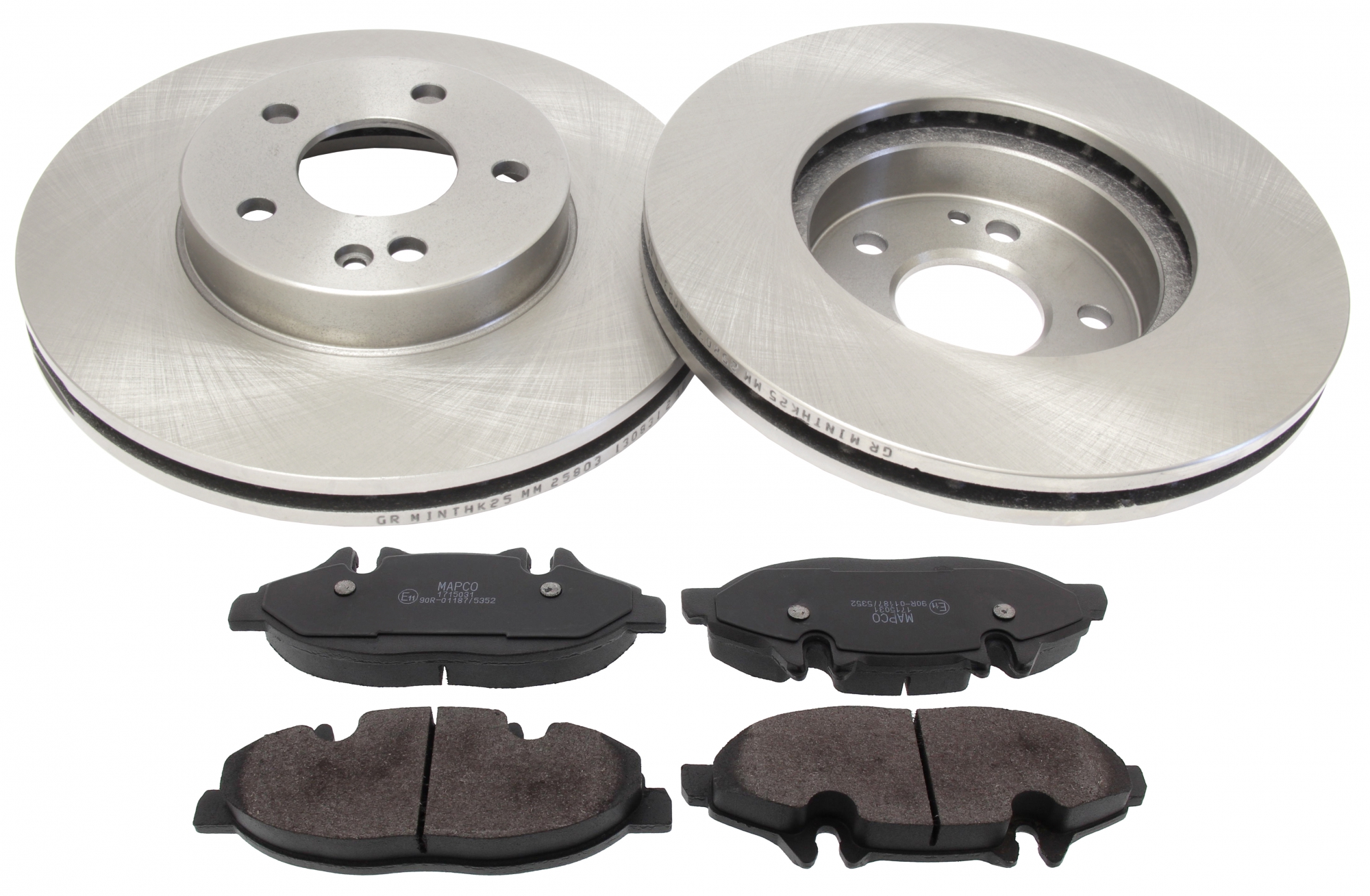 Bremsensatz, Scheibenbremse, Vorderachse, Satz, MERCEDES-BENZ