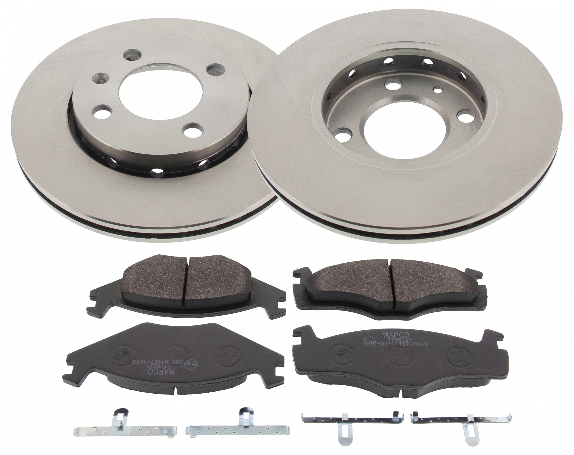 Bremsensatz, Scheibenbremse, Vorderachse, für belüftet, 239 mm, VW Polo 6N1 + 6N2, Polo Classic