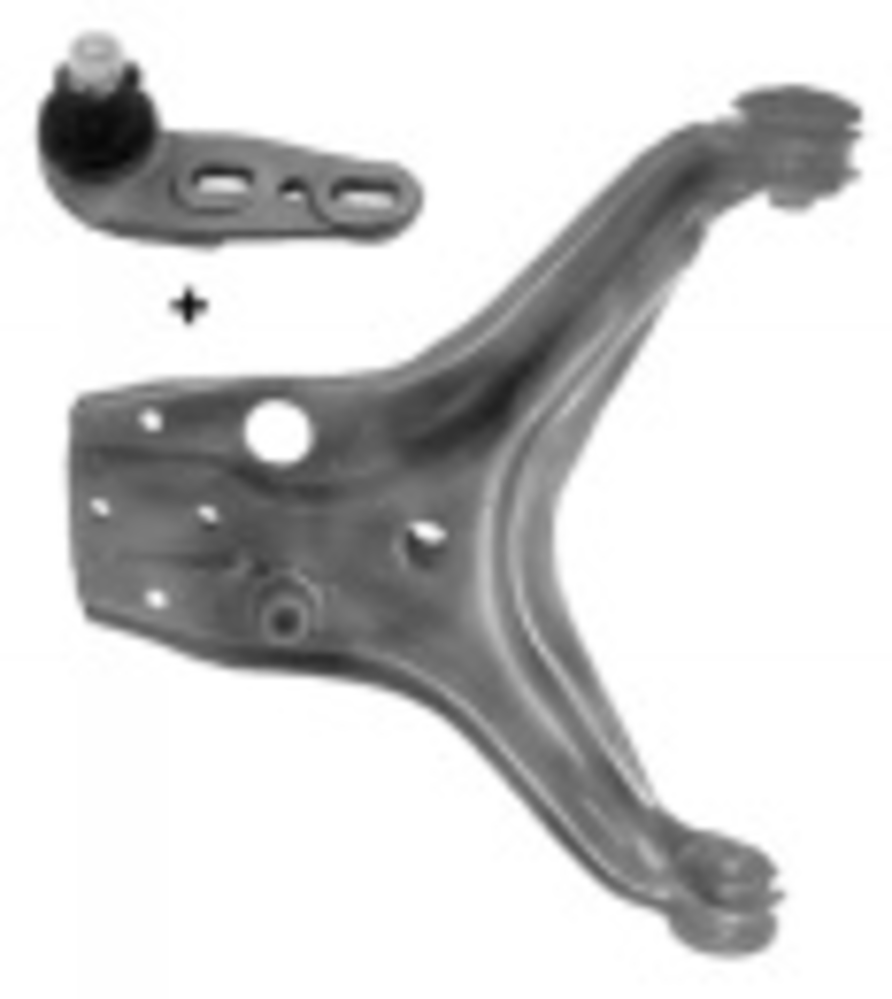 Lenker, Radaufhängung, Vorderachse rechts, unten, Satz, AUDI