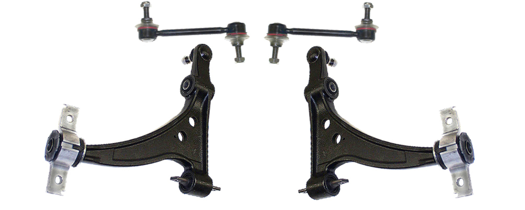 Lenkersatz, Radaufhängung, Satz, Vorderachse beidseitig, unten, ALFA ROMEO