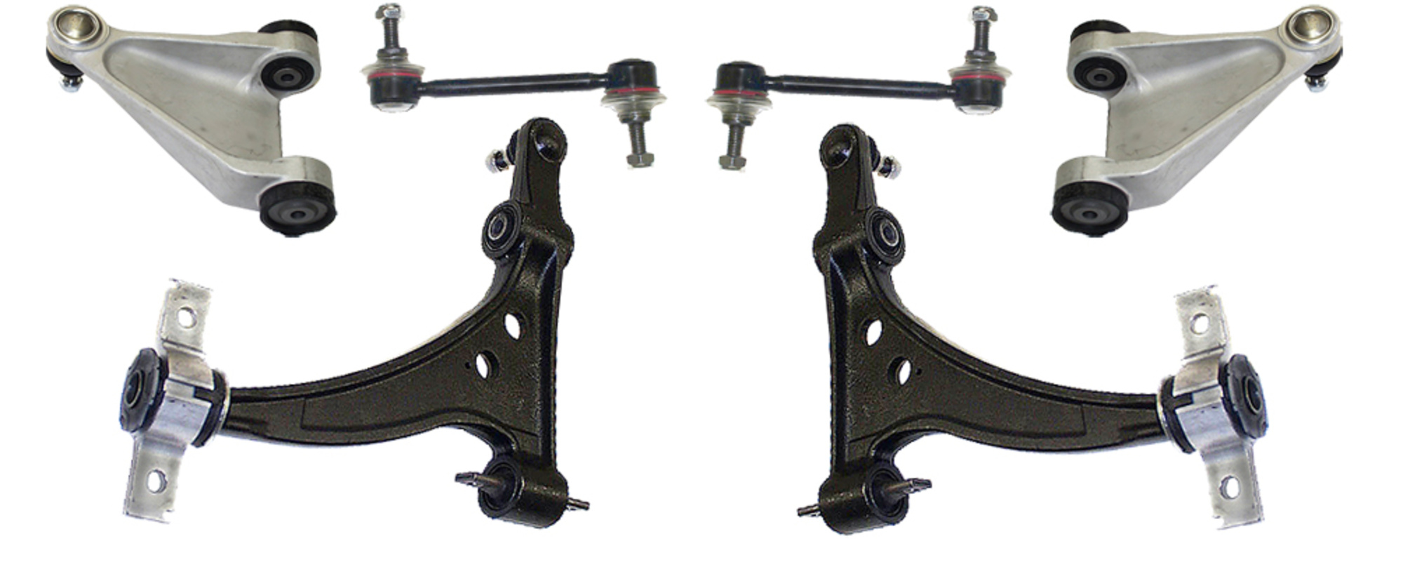 Lenkersatz, Radaufhängung, Satz, Vorderachse, oben, unten, ALFA ROMEO