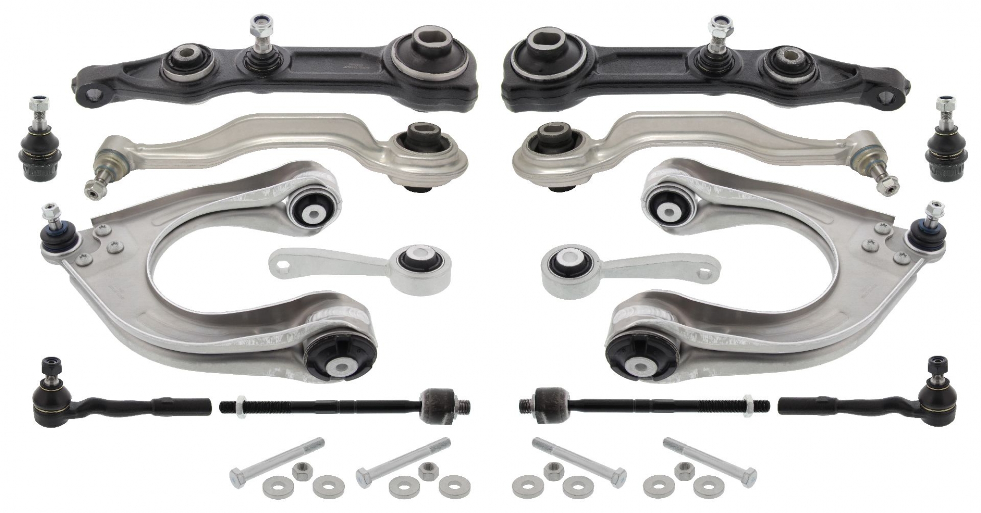 Lenkersatz, Radaufhängung, Satz, Vorderachse beidseitig, oben, unten, MERCEDES-BENZ