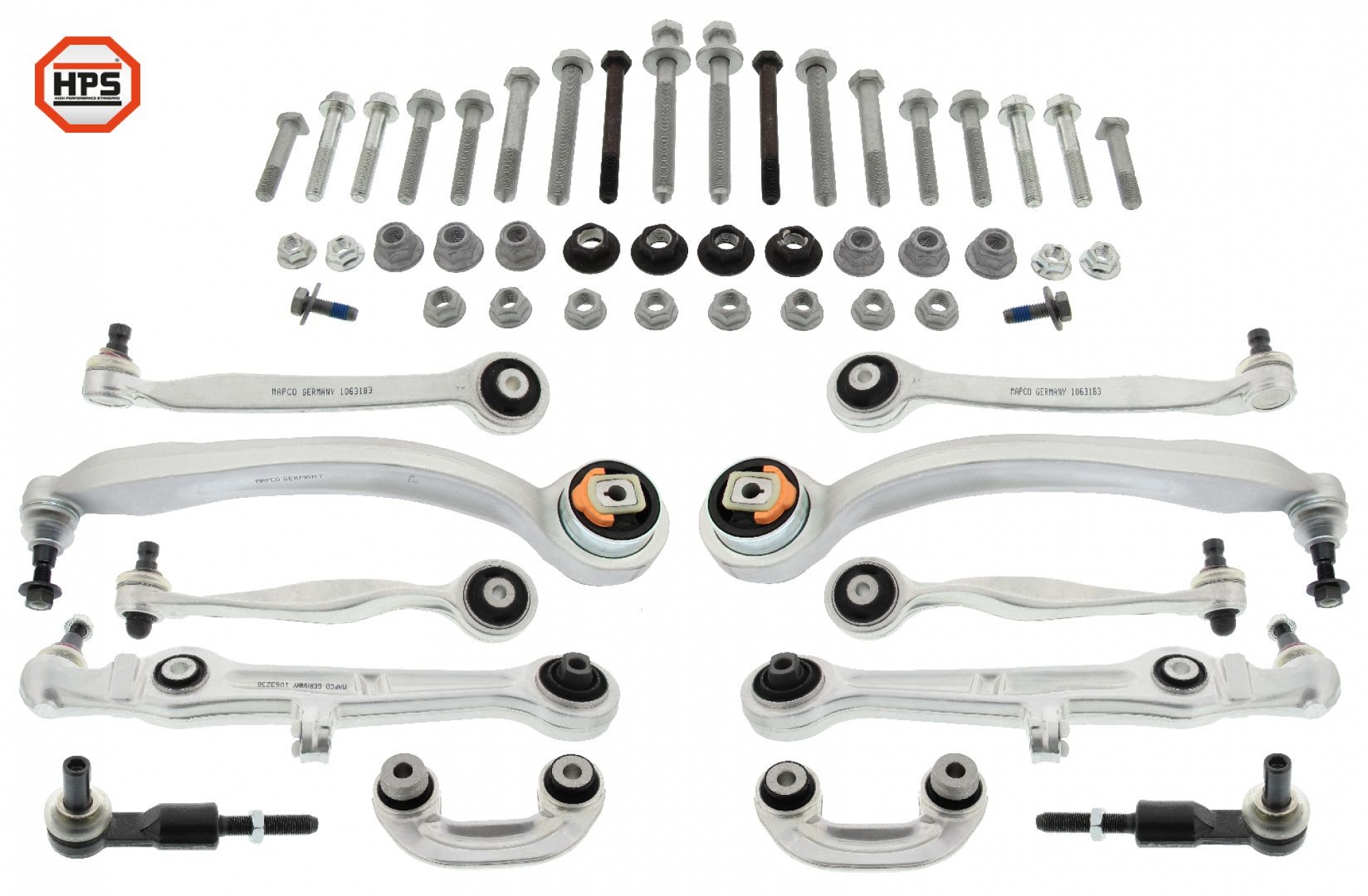 HPS-Querlenker-Satz, verstärkt, VA, Audi A4, A6