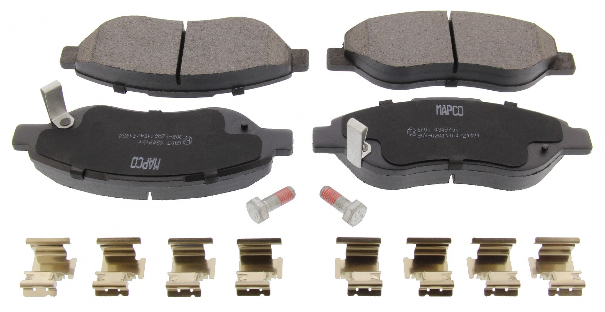 Bremsbelagsatz, Scheibenbremse, Vorderachse, OPEL, VAUXHALL