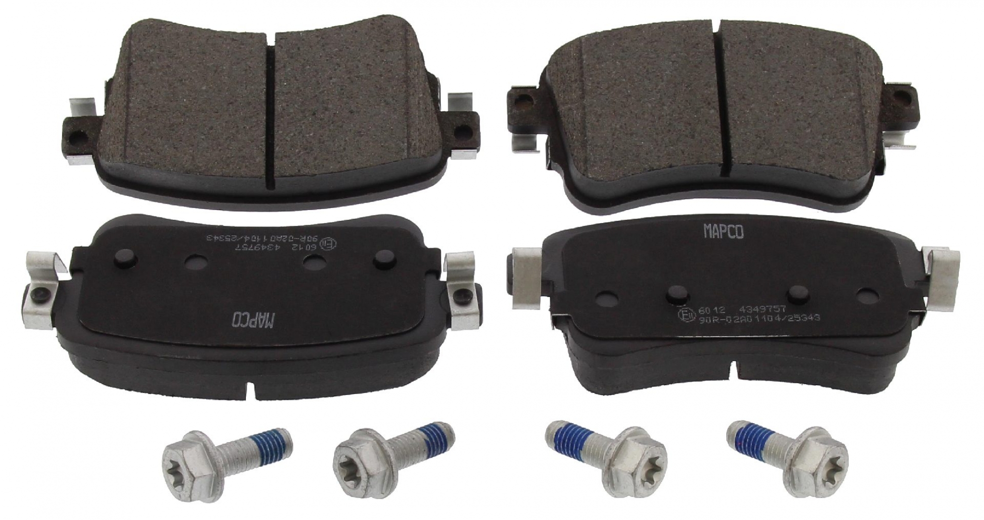 Bremsbelagsatz, Scheibenbremse, Hinterachse, CITROËN, OPEL, PEUGEOT, TOYOTA, VAUXHALL