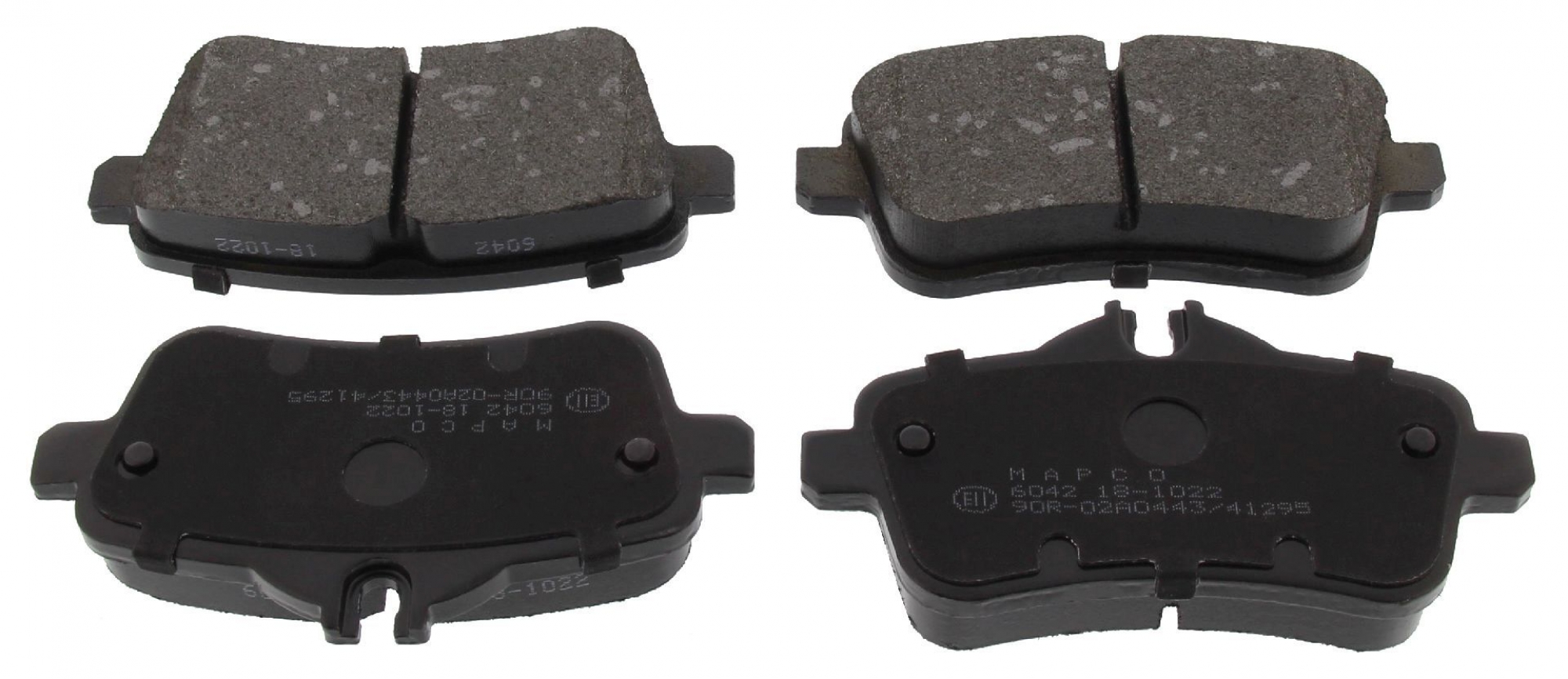 Bremsbelagsatz, Scheibenbremse, Hinterachse, MERCEDES-BENZ