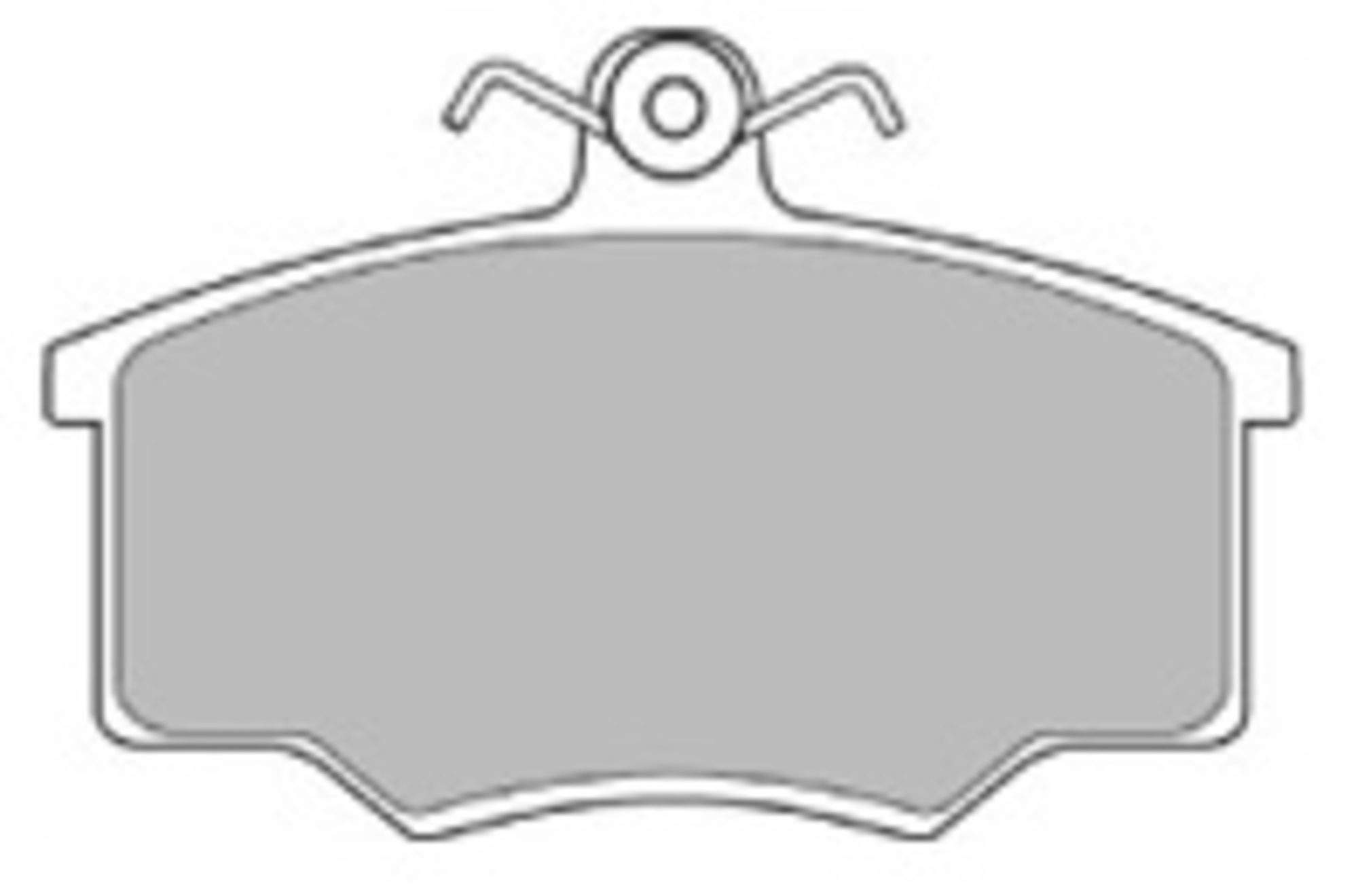 Bremsbelagsatz, Scheibenbremse, Vorderachse, AUDI