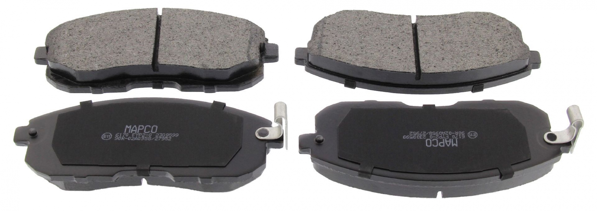 Bremsbelagsatz, Scheibenbremse, Vorderachse, NISSAN, RENAULT, SUZUKI