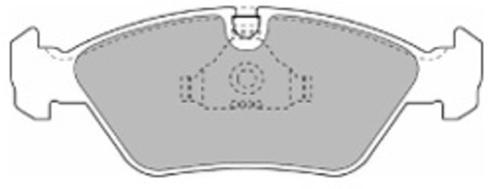 Bremsbelagsatz, Scheibenbremse, Vorderachse, BMW
