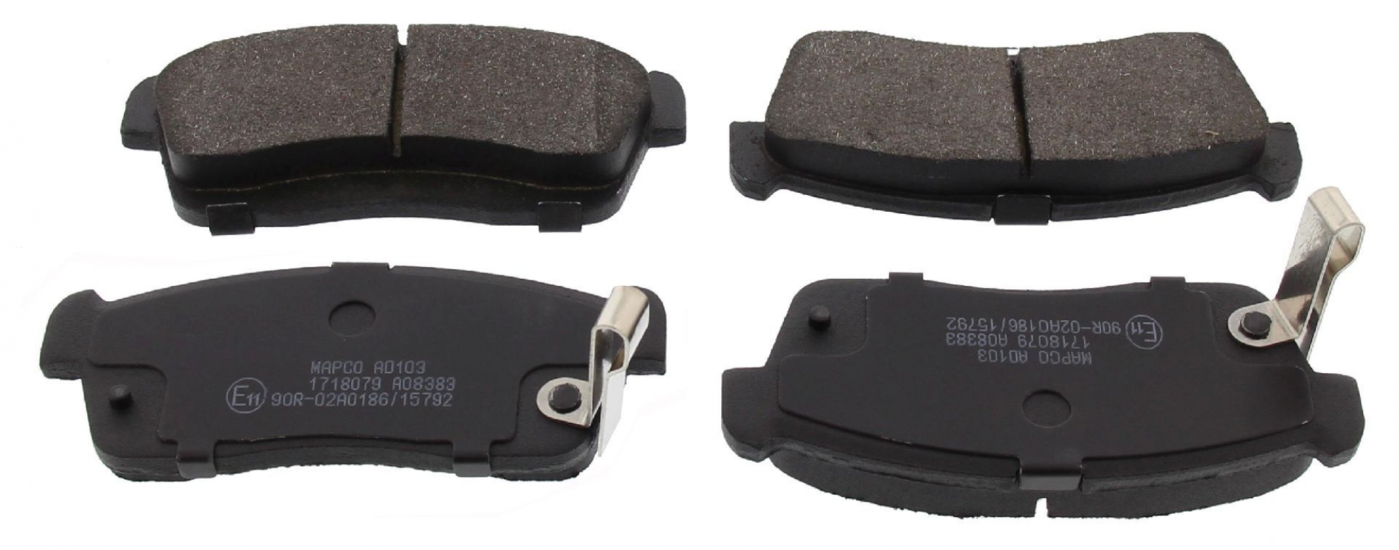 Bremsbelagsatz, Scheibenbremse, Vorderachse, DAIHATSU, SUBARU