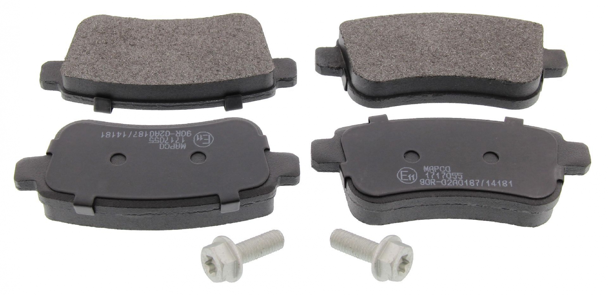 Bremsbelagsatz, Scheibenbremse, Hinterachse, RENAULT