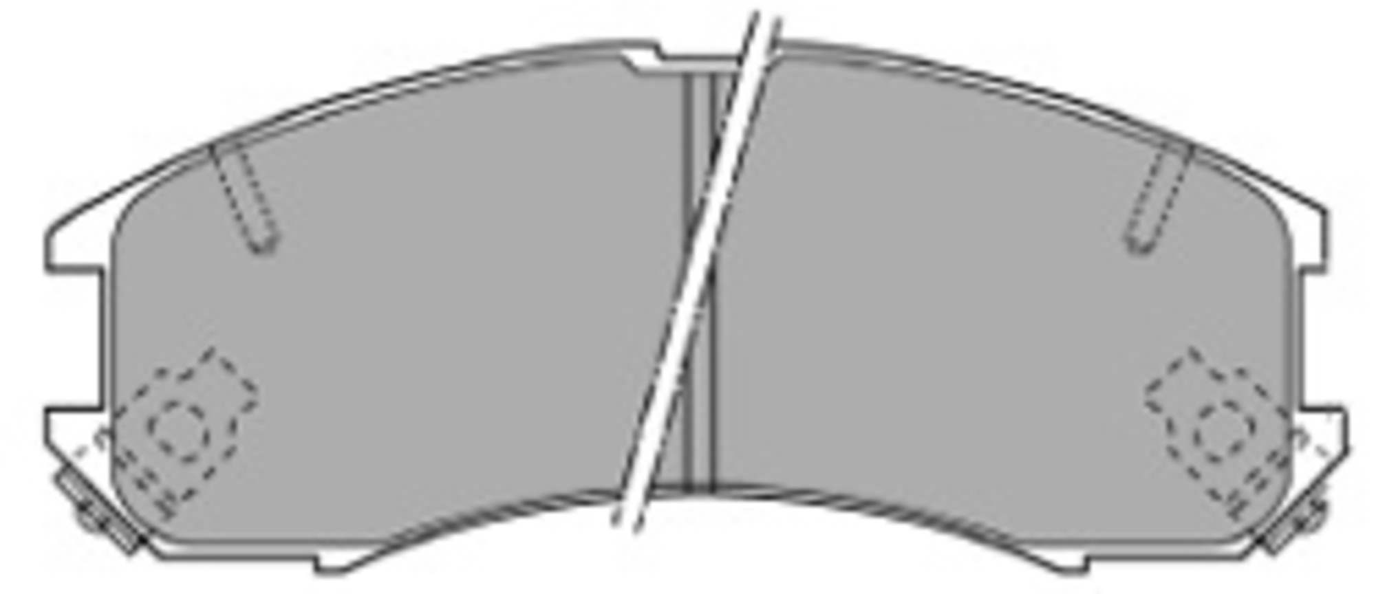 Bremsbelagsatz, Scheibenbremse, Vorderachse, FORD USA, MAZDA