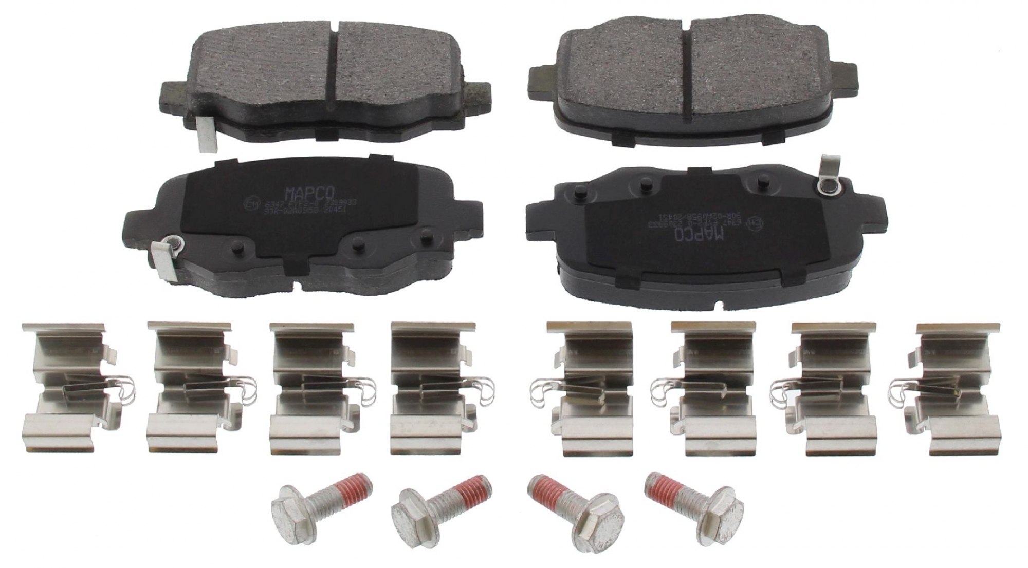 Bremsbelagsatz, Scheibenbremse, Hinterachse, FIAT, JEEP