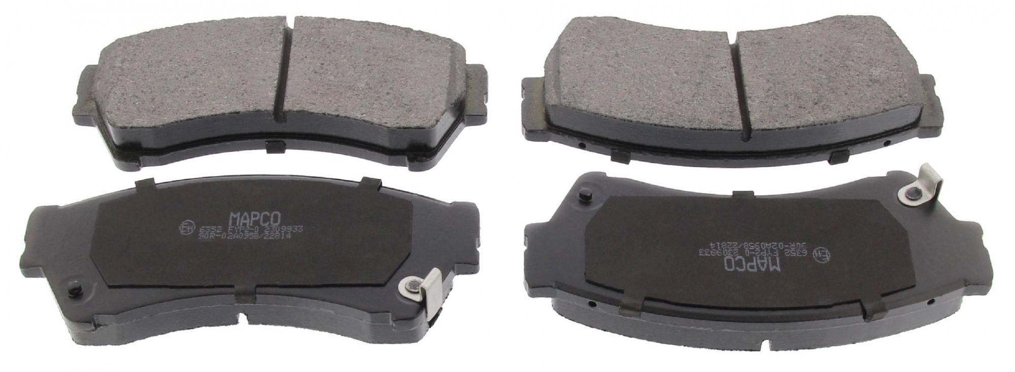 Bremsbelagsatz, Scheibenbremse, Vorderachse, MAZDA