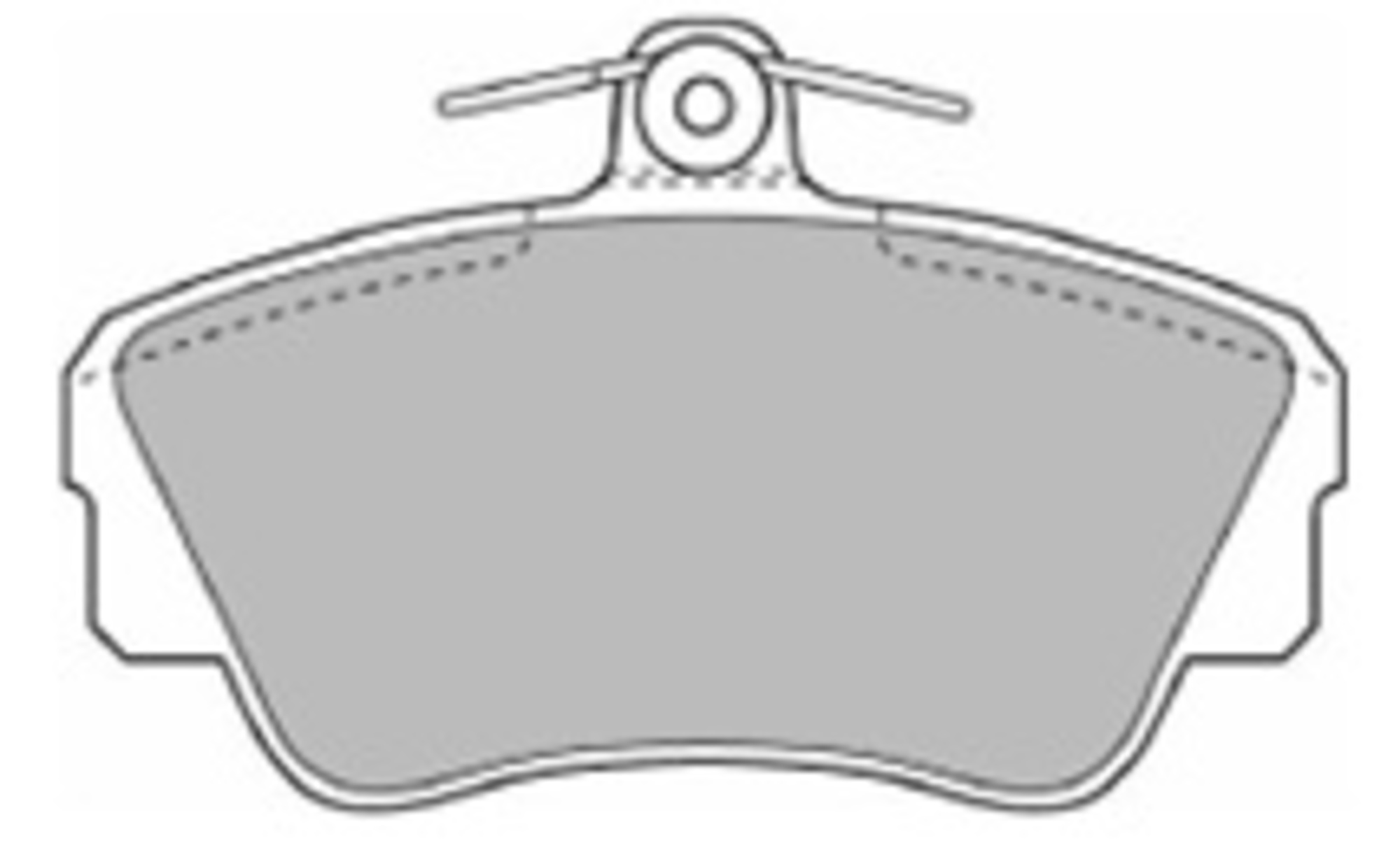 Bremsbelagsatz, Scheibenbremse, Vorderachse, VOLVO