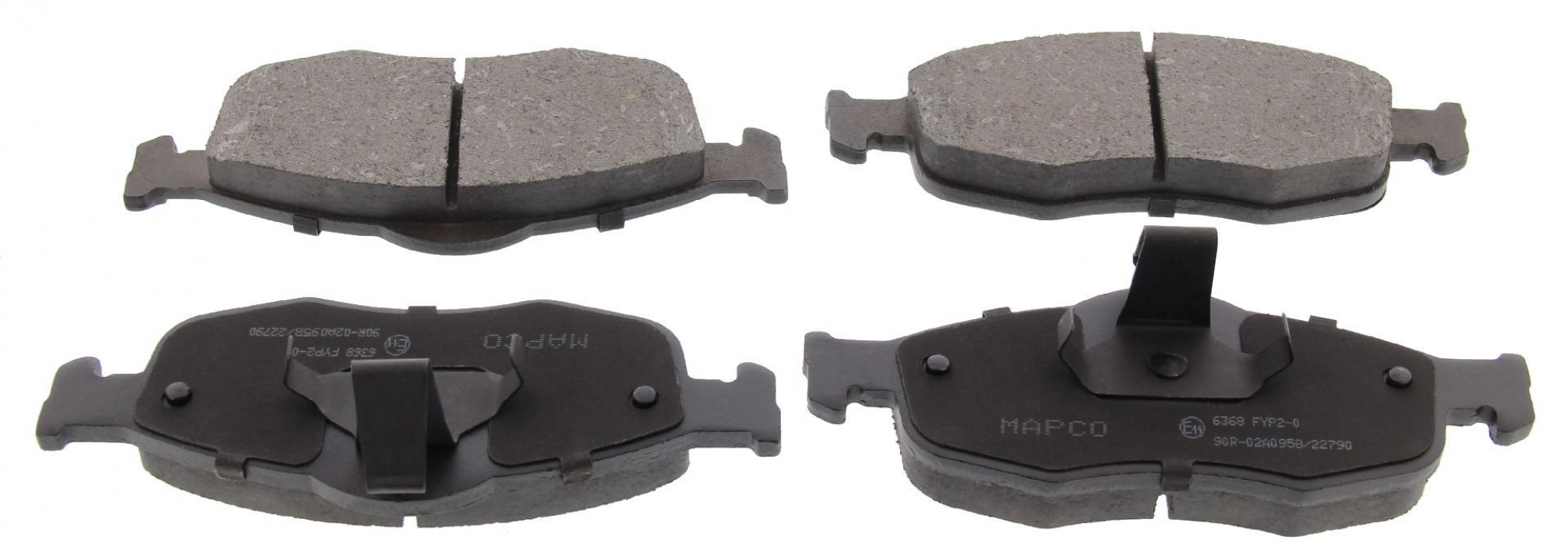 Bremsbelagsatz, Scheibenbremse, Vorderachse, FORD