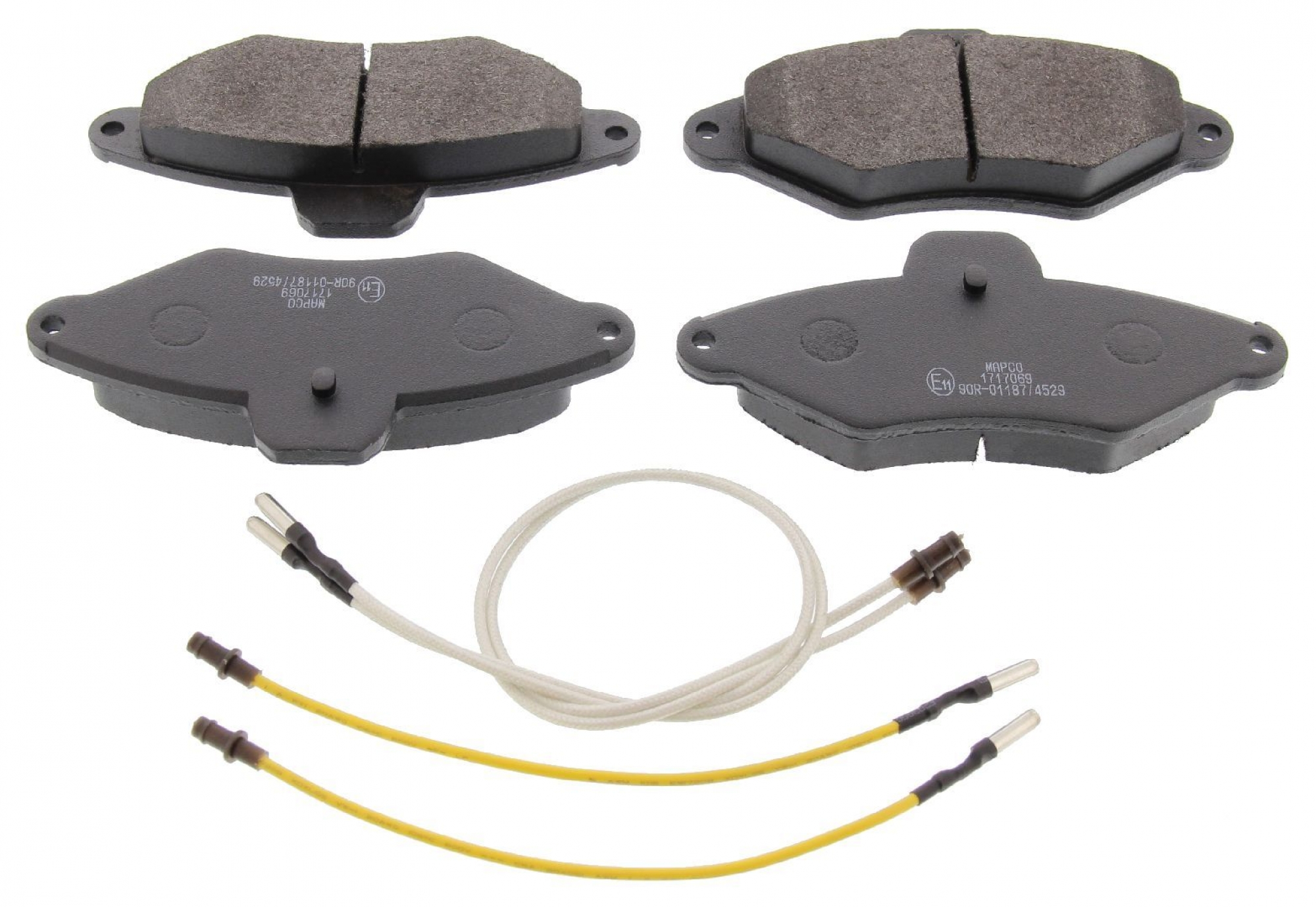 Bremsbelagsatz, Scheibenbremse, Vorderachse, CITROËN