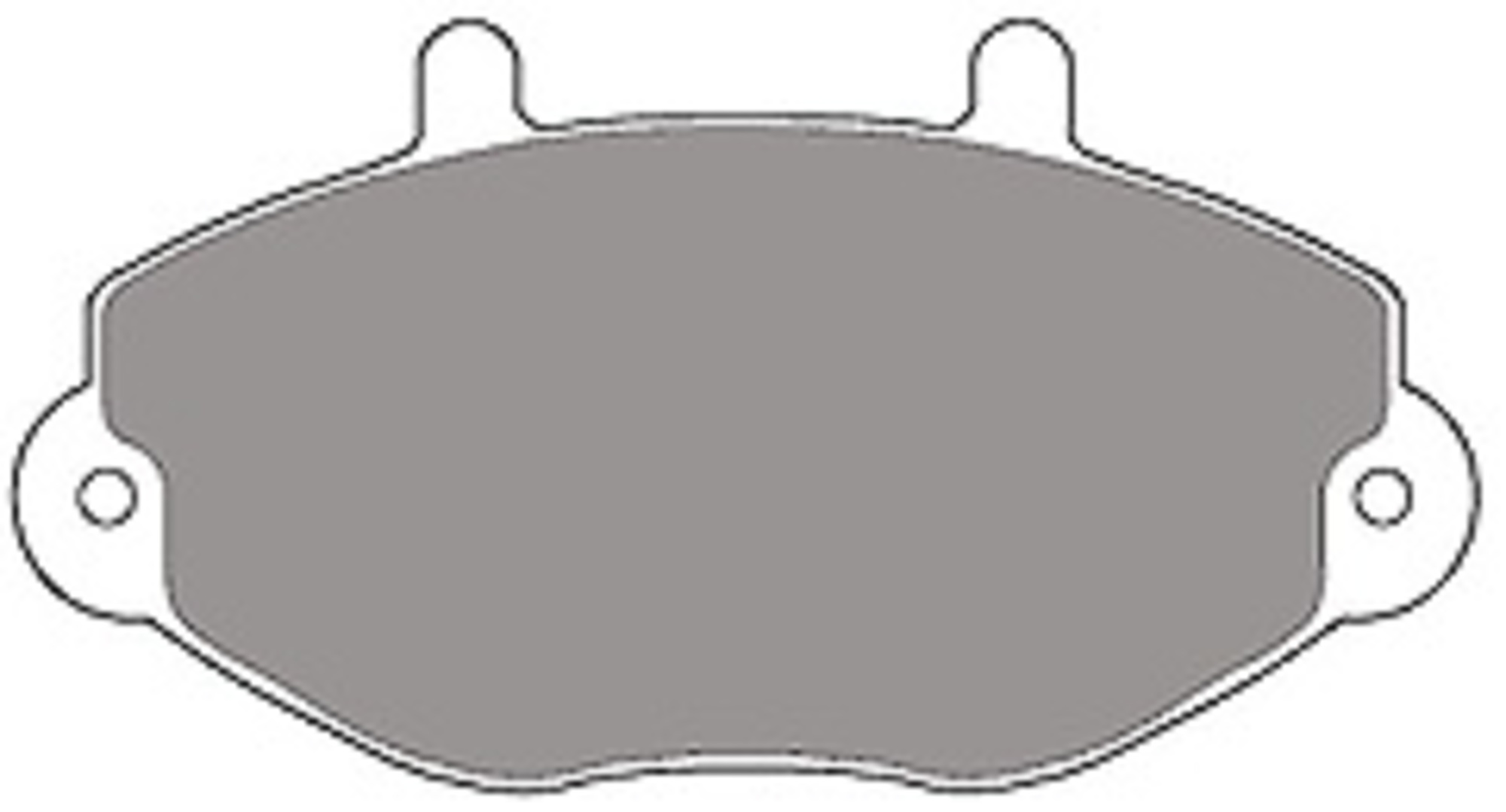 Bremsbelagsatz, Scheibenbremse, Vorderachse, FORD