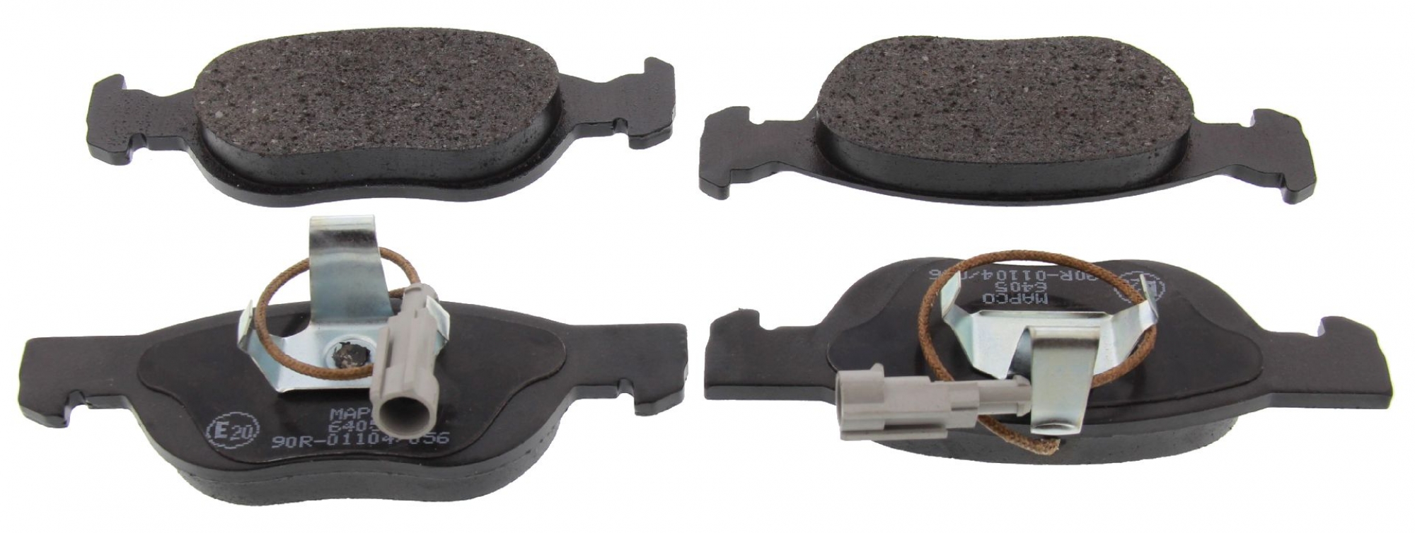 Bremsbelagsatz, Scheibenbremse, Vorderachse, ALFA ROMEO, FIAT, LANCIA