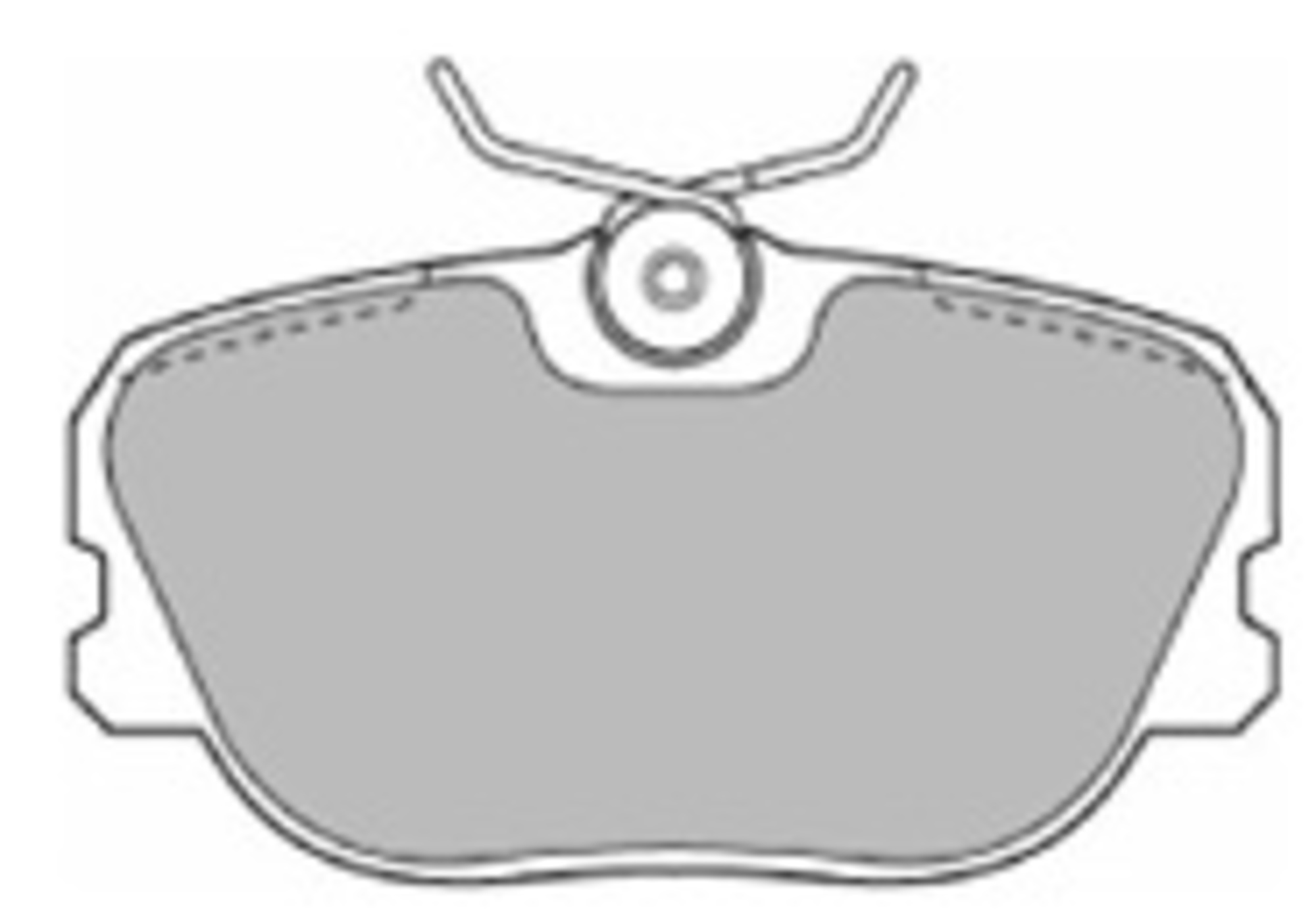 Bremsbelagsatz, Scheibenbremse, Vorderachse, VOLVO