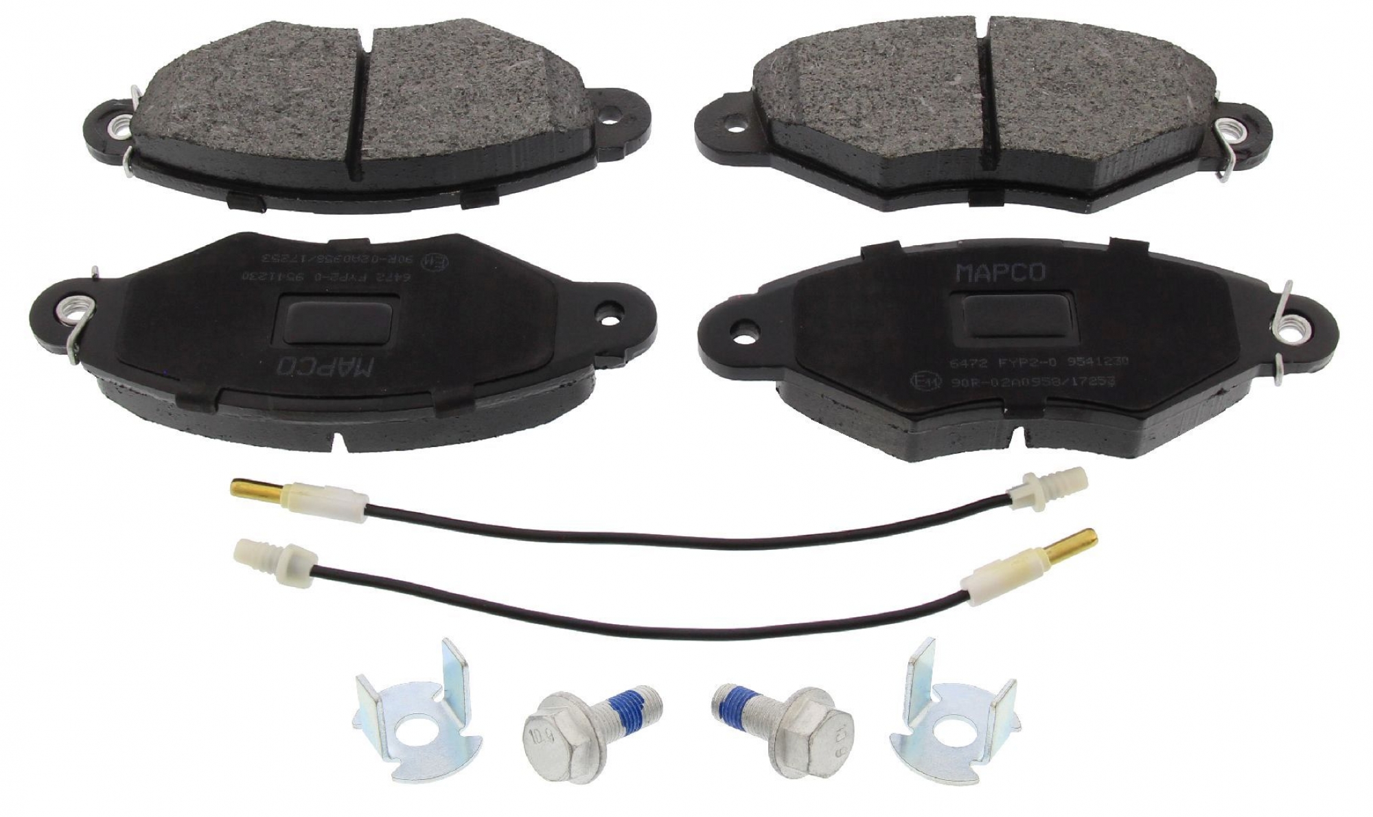 Bremsbelagsatz, Scheibenbremse, Vorderachse, NISSAN, RENAULT