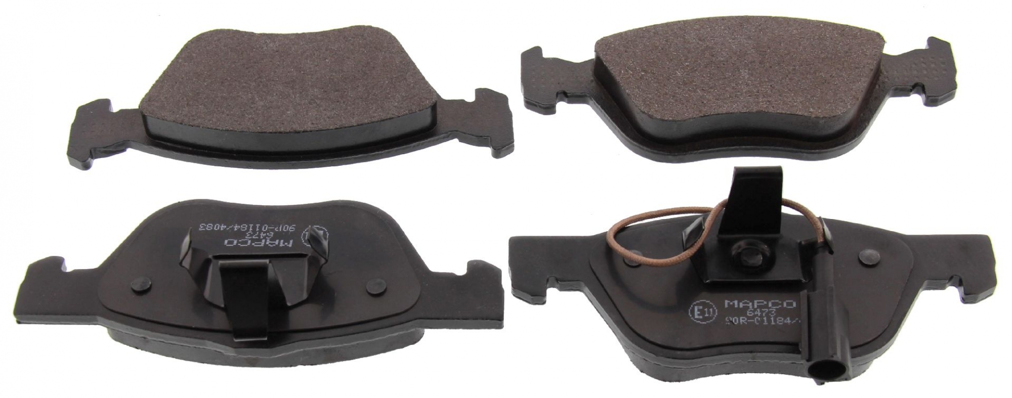 Bremsbelagsatz, Scheibenbremse, Vorderachse, ALFA ROMEO, FIAT, LANCIA