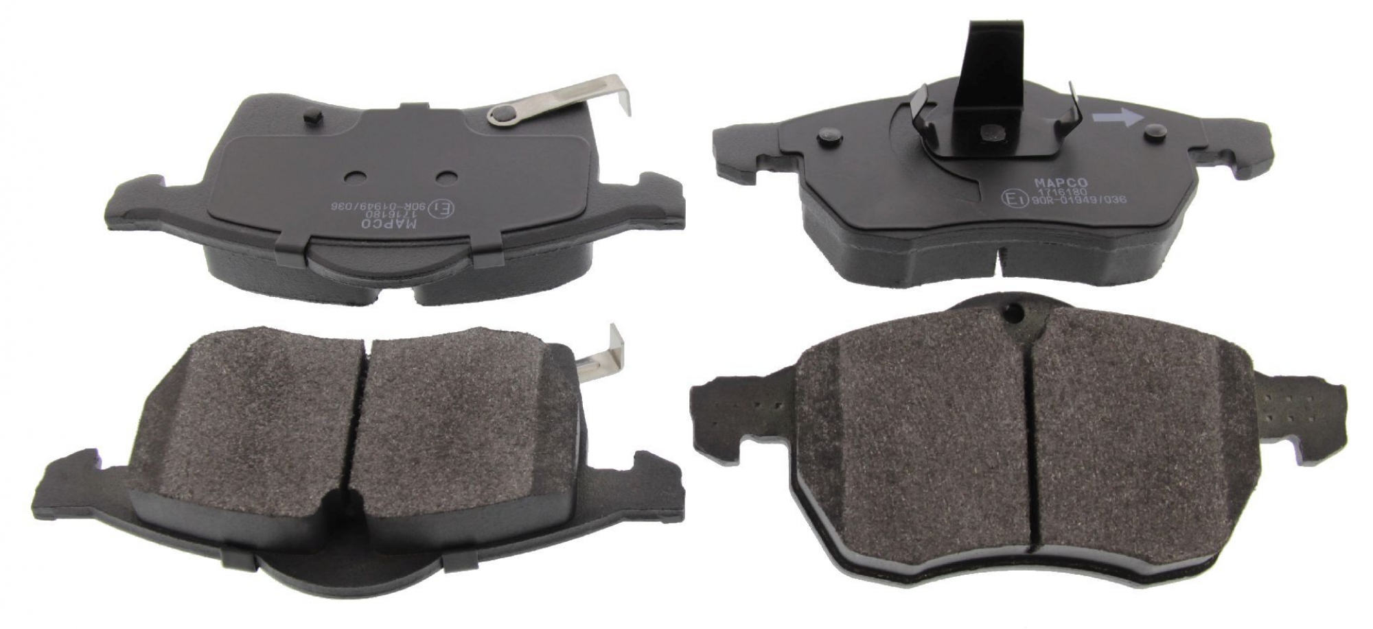 Bremsbelagsatz, Scheibenbremse, Vorderachse, CHEVROLET, OPEL, VAUXHALL