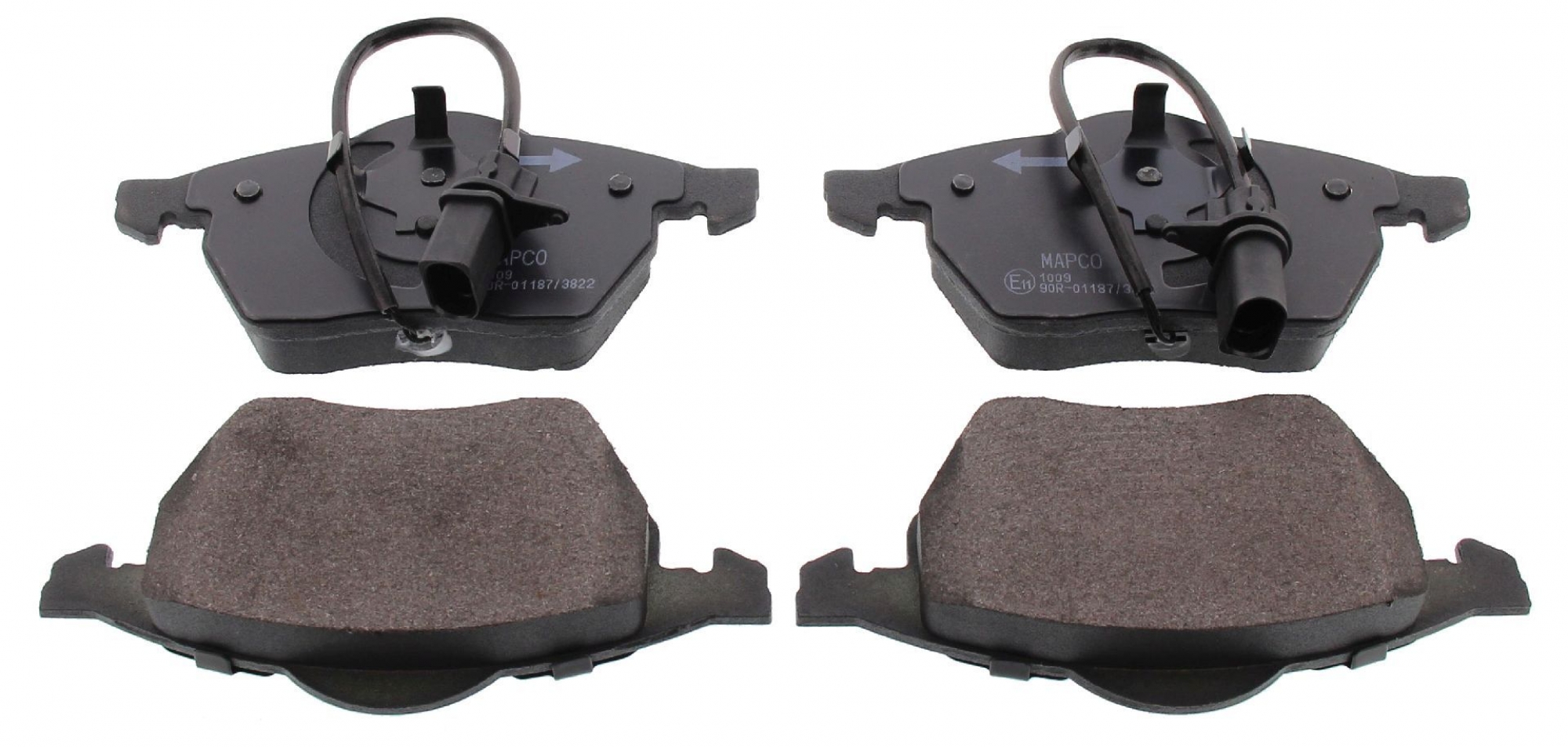 Bremsbelagsatz, Scheibenbremse, Vorderachse, AUDI, VW