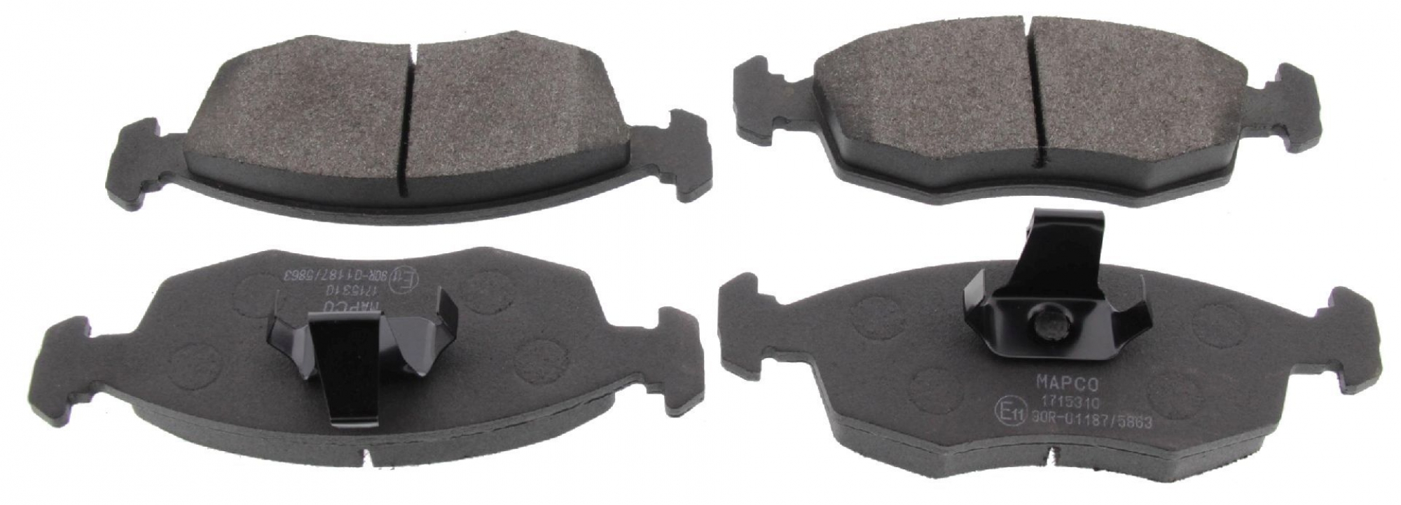 Bremsbelagsatz, Scheibenbremse, Vorderachse, FIAT