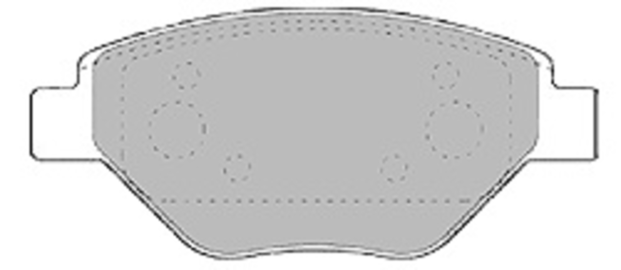 Bremsbelagsatz, Scheibenbremse, Vorderachse, RENAULT