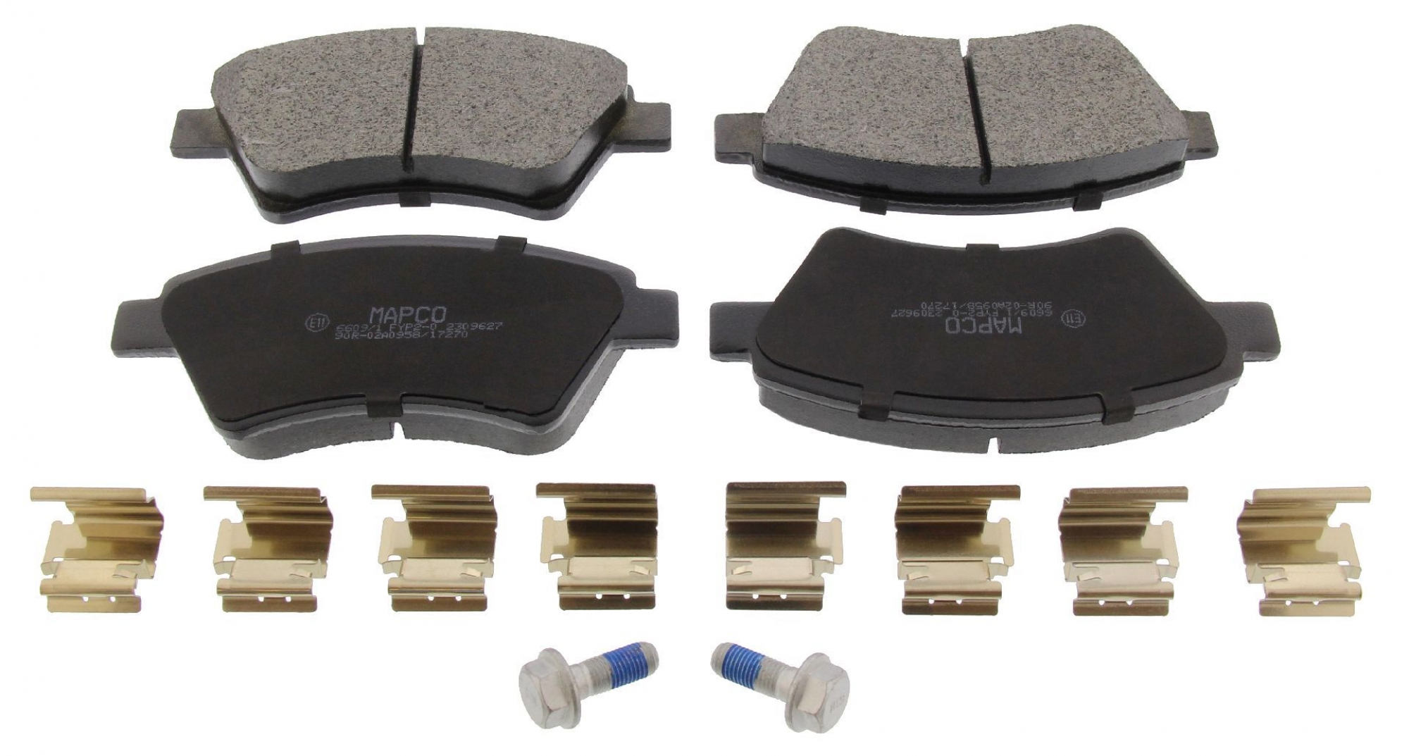 Bremsbelagsatz, Scheibenbremse, Vorderachse, RENAULT