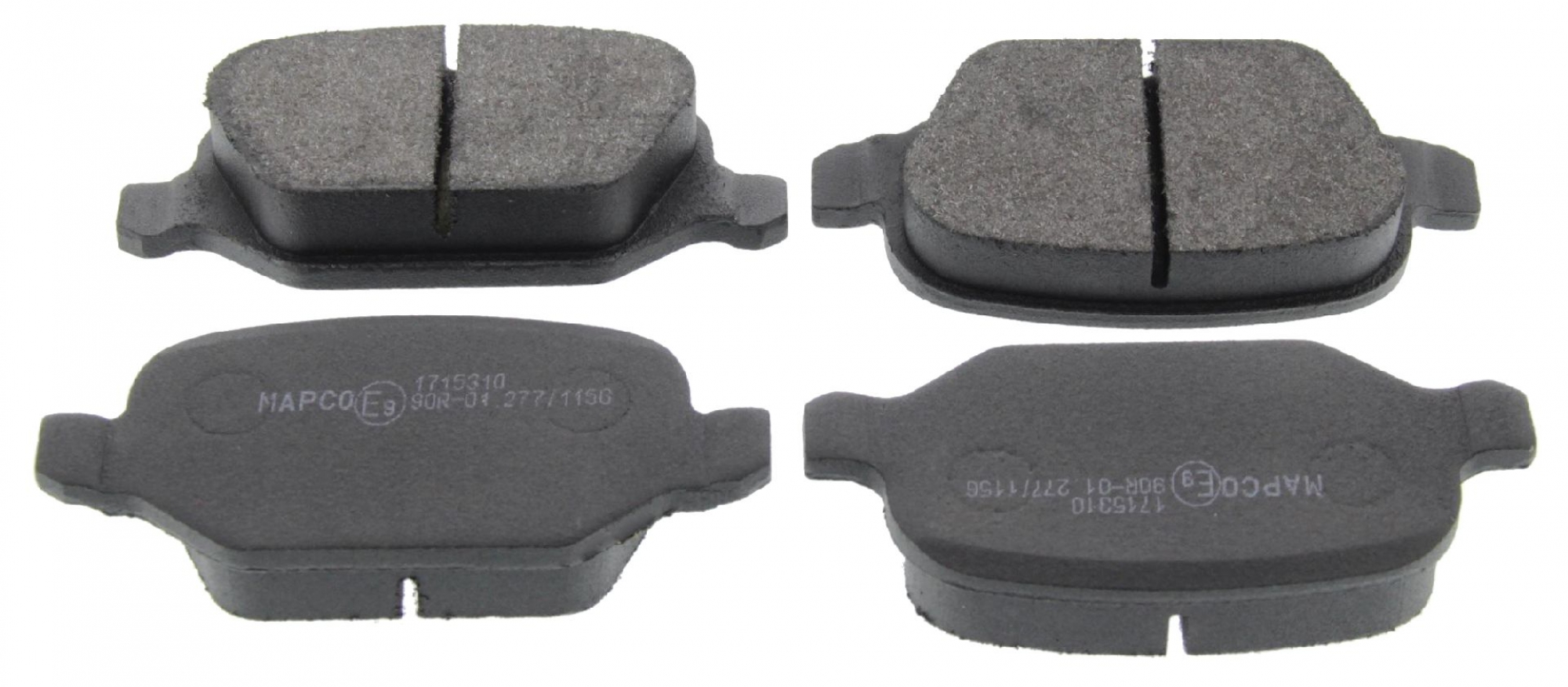 Bremsbelagsatz, Scheibenbremse, Hinterachse, ALFA ROMEO, FIAT, LANCIA