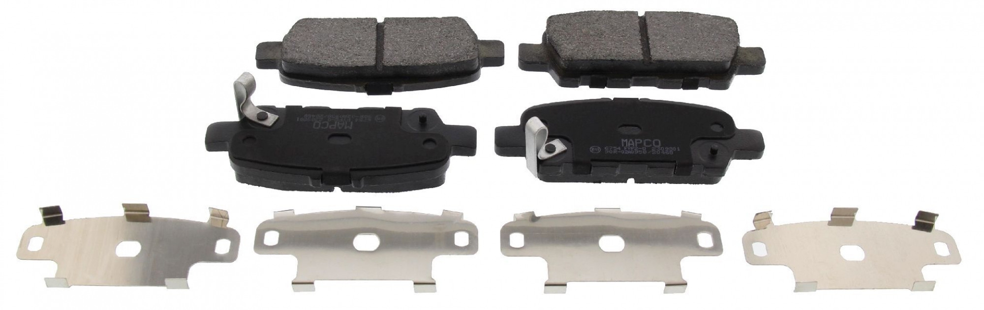 Bremsbelagsatz, Scheibenbremse, Hinterachse, INFINITI, NISSAN, RENAULT, SUZUKI