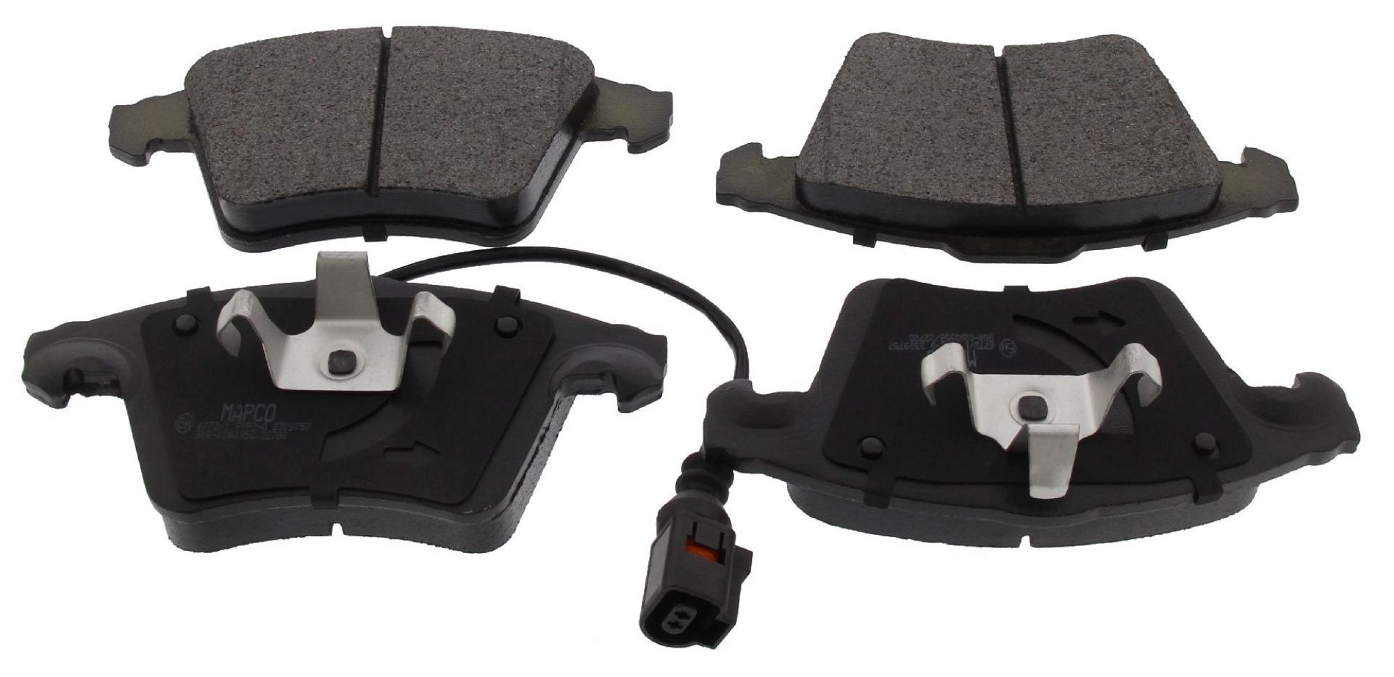 Bremsbelagsatz, Scheibenbremse, Vorderachse, VW