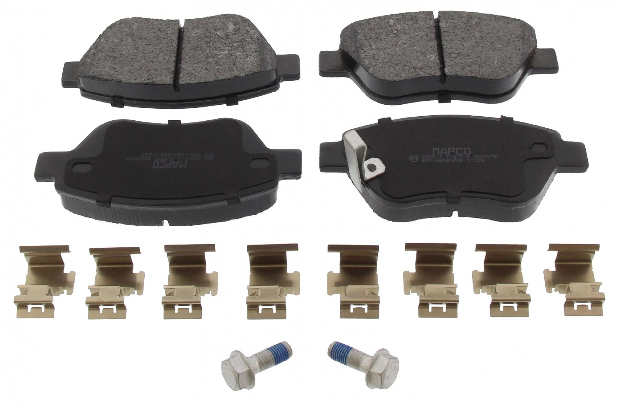 Bremsbelagsatz, Scheibenbremse, Vorderachse, OPEL, VAUXHALL