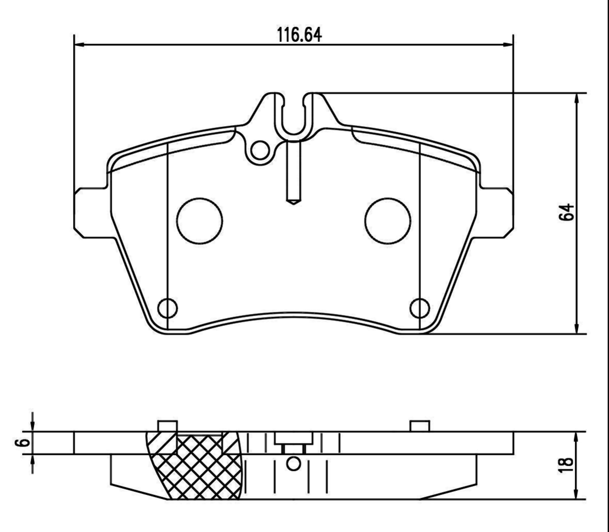 Bremsbelagsatz, Scheibenbremse, Vorderachse, ALFA ROMEO, FORD, IVECO, LAND ROVER, ROVER