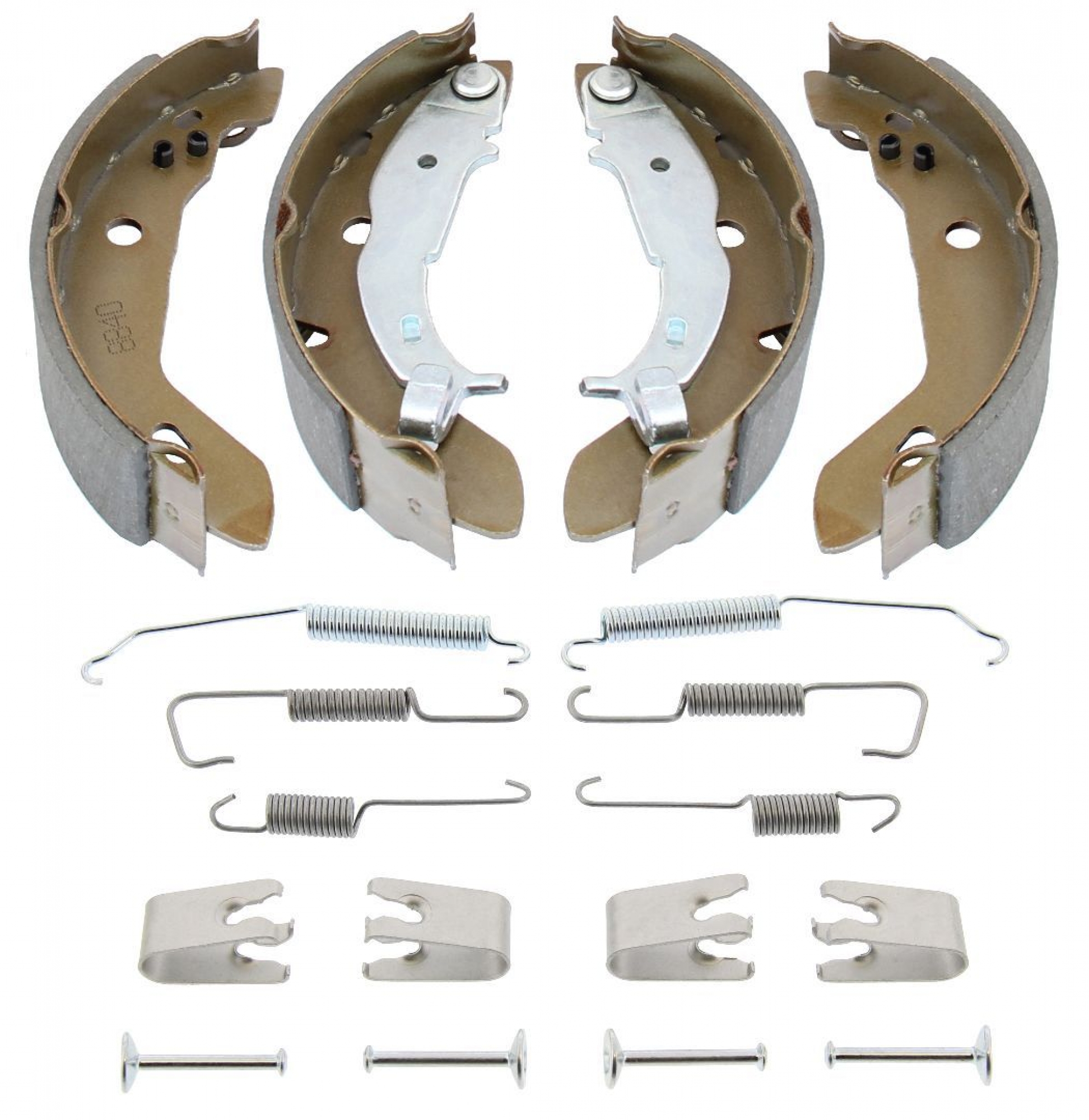 Bremsbackensatz, Hinterachse, Satz, MERCEDES-BENZ