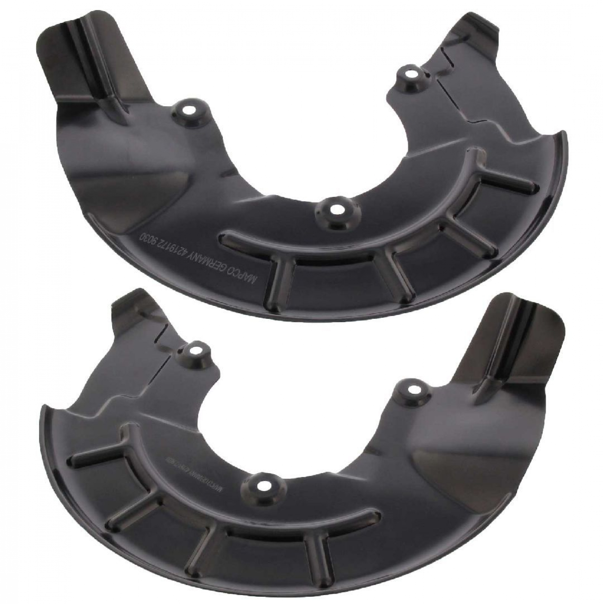 Spritzblech, Bremsscheibe, Vorderachse, Satz, AUDI, SEAT, SKODA, VW